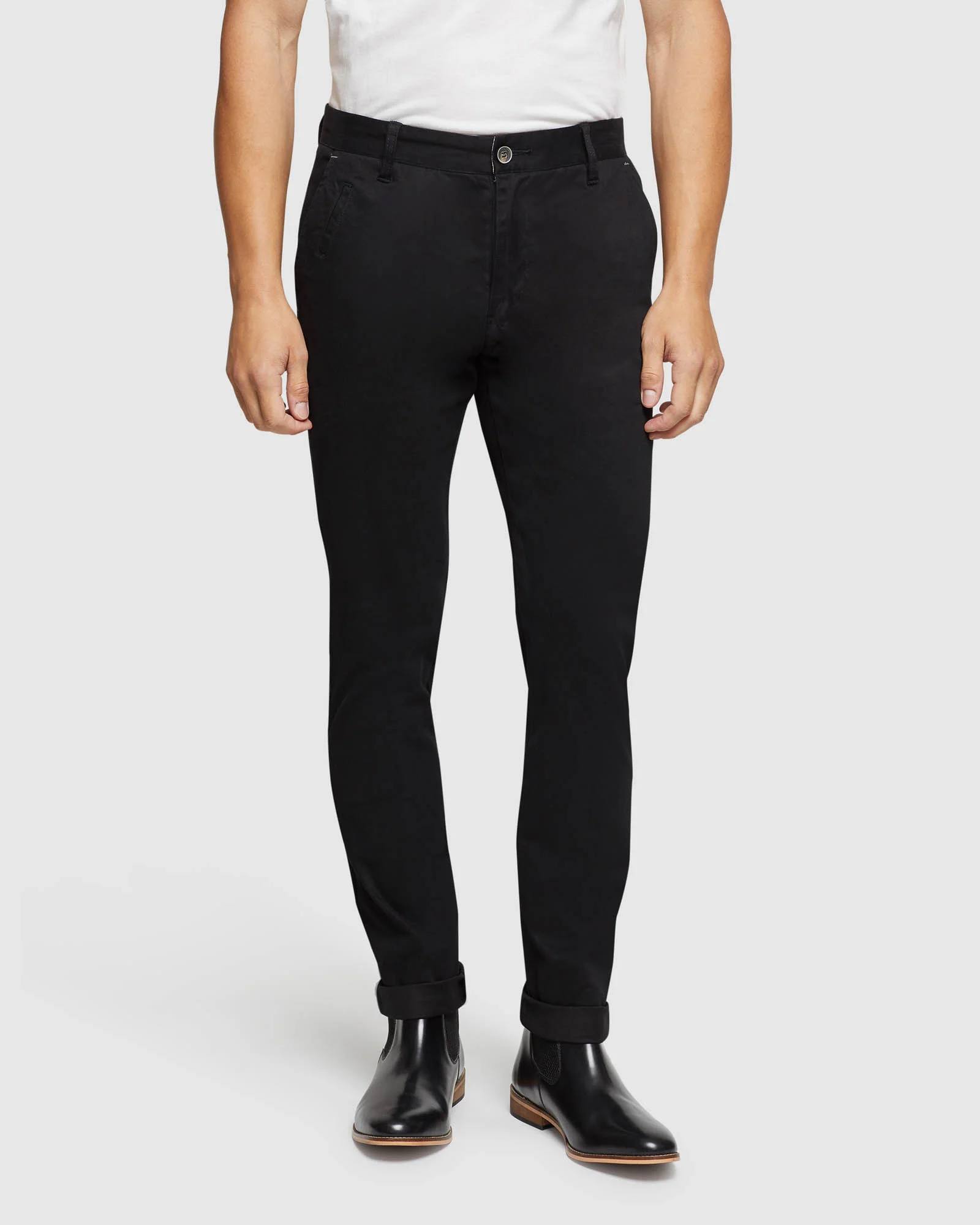 Stretch Organic Cotton Skinny Chinos - Image 80