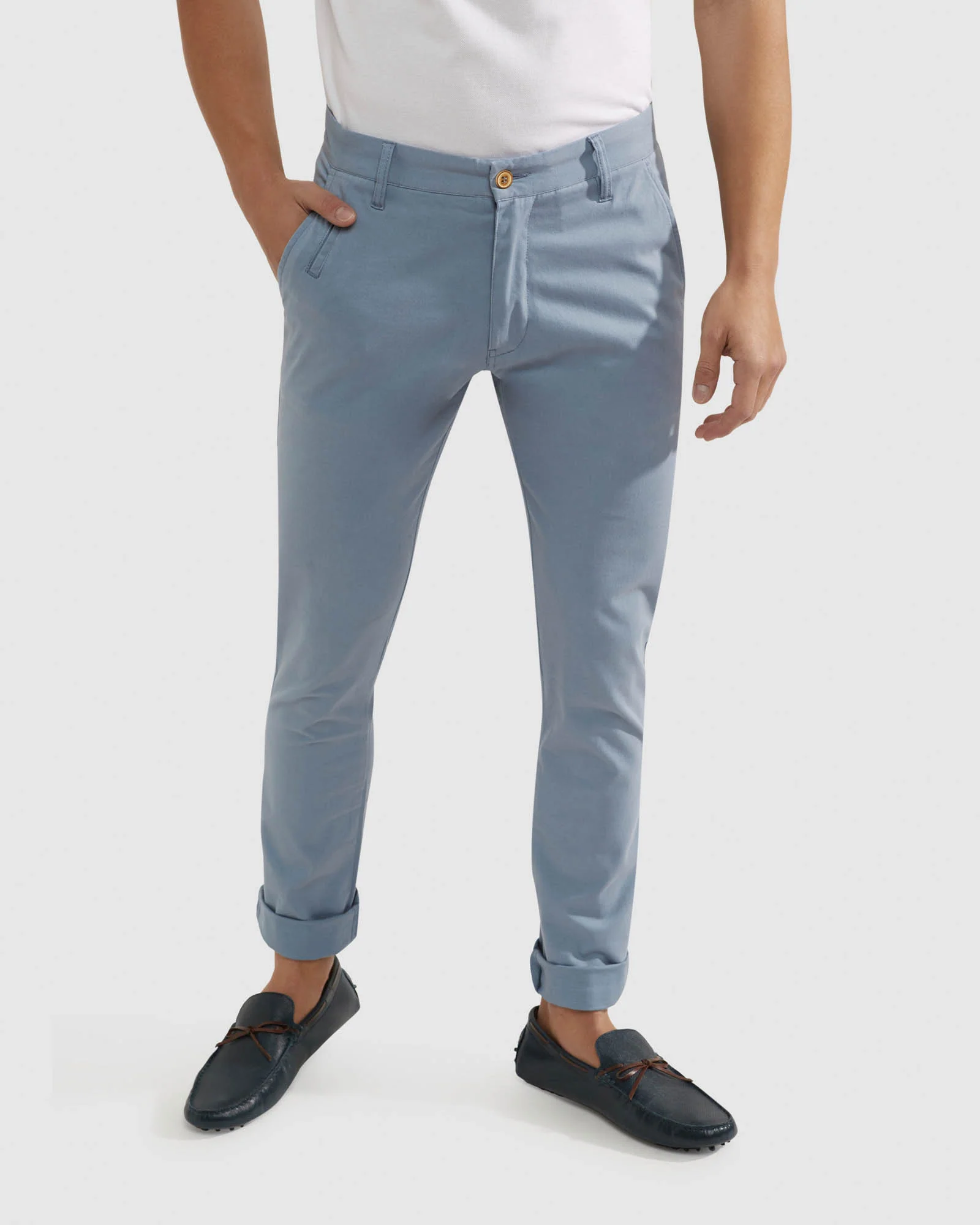 Stretch Skinny Fit Organic Cotton Chinos - Image 10
