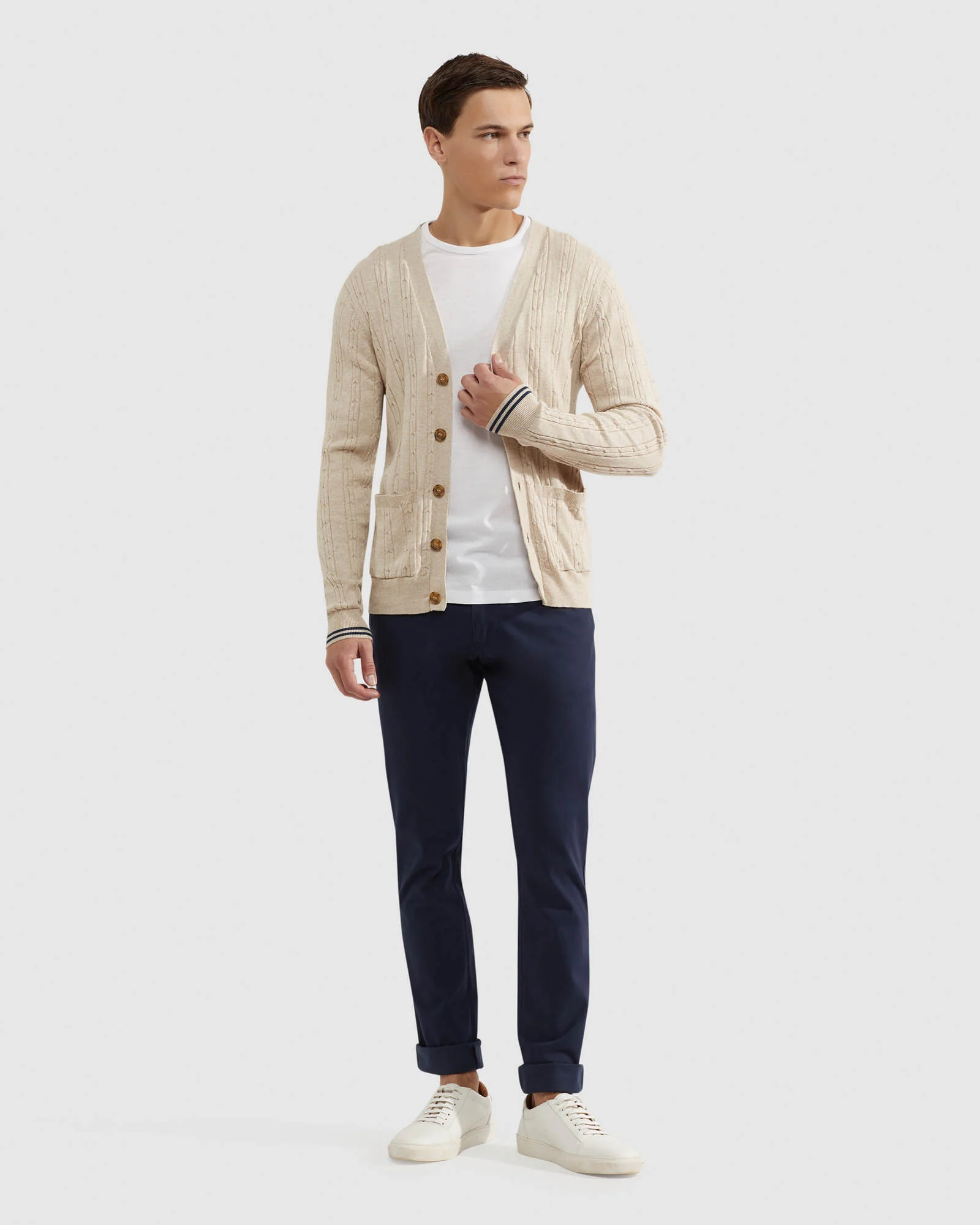 Stretch Skinny Fit Organic Cotton Chinos - Image 17