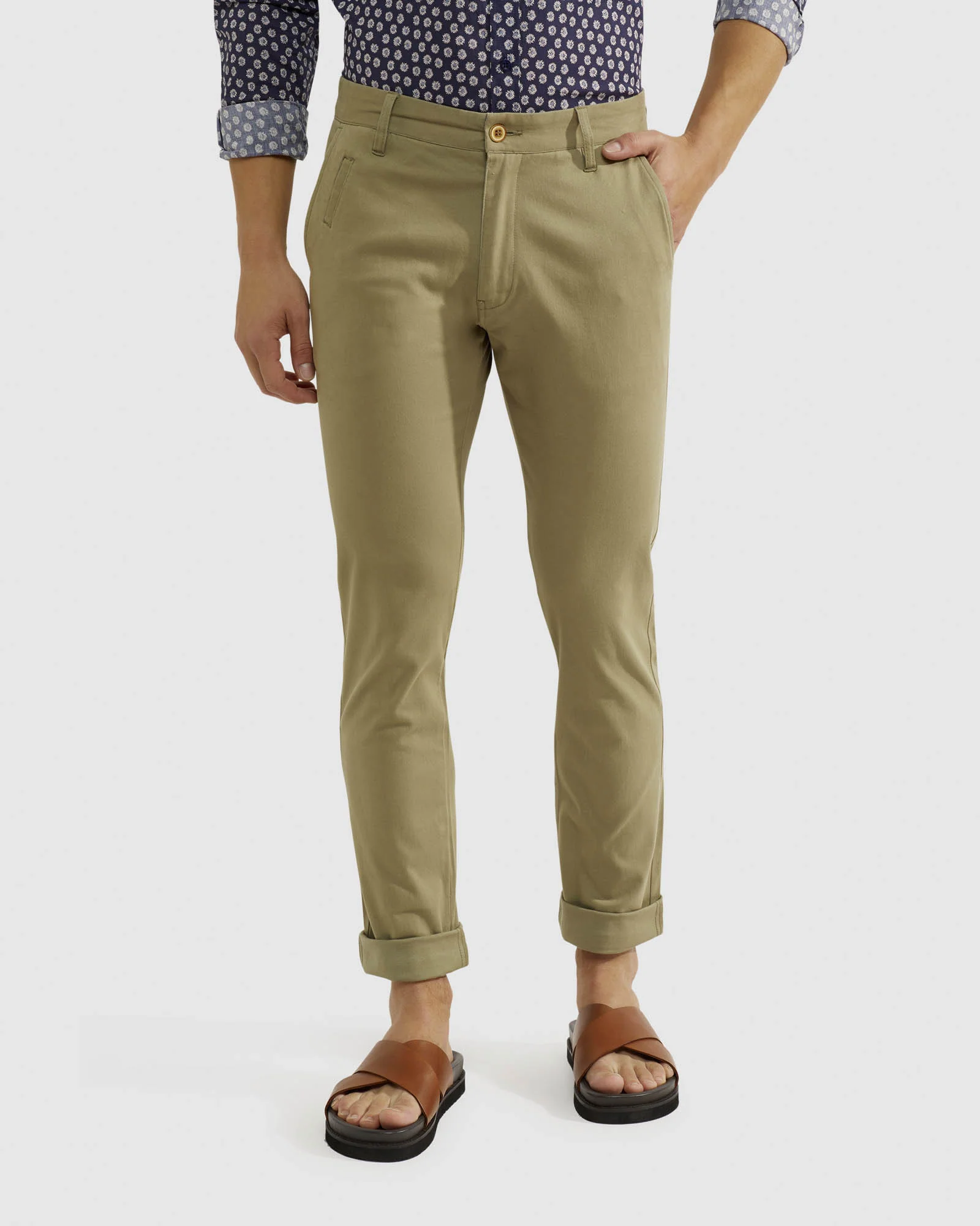 Stretch Skinny Fit Organic Cotton Chinos - Image 19