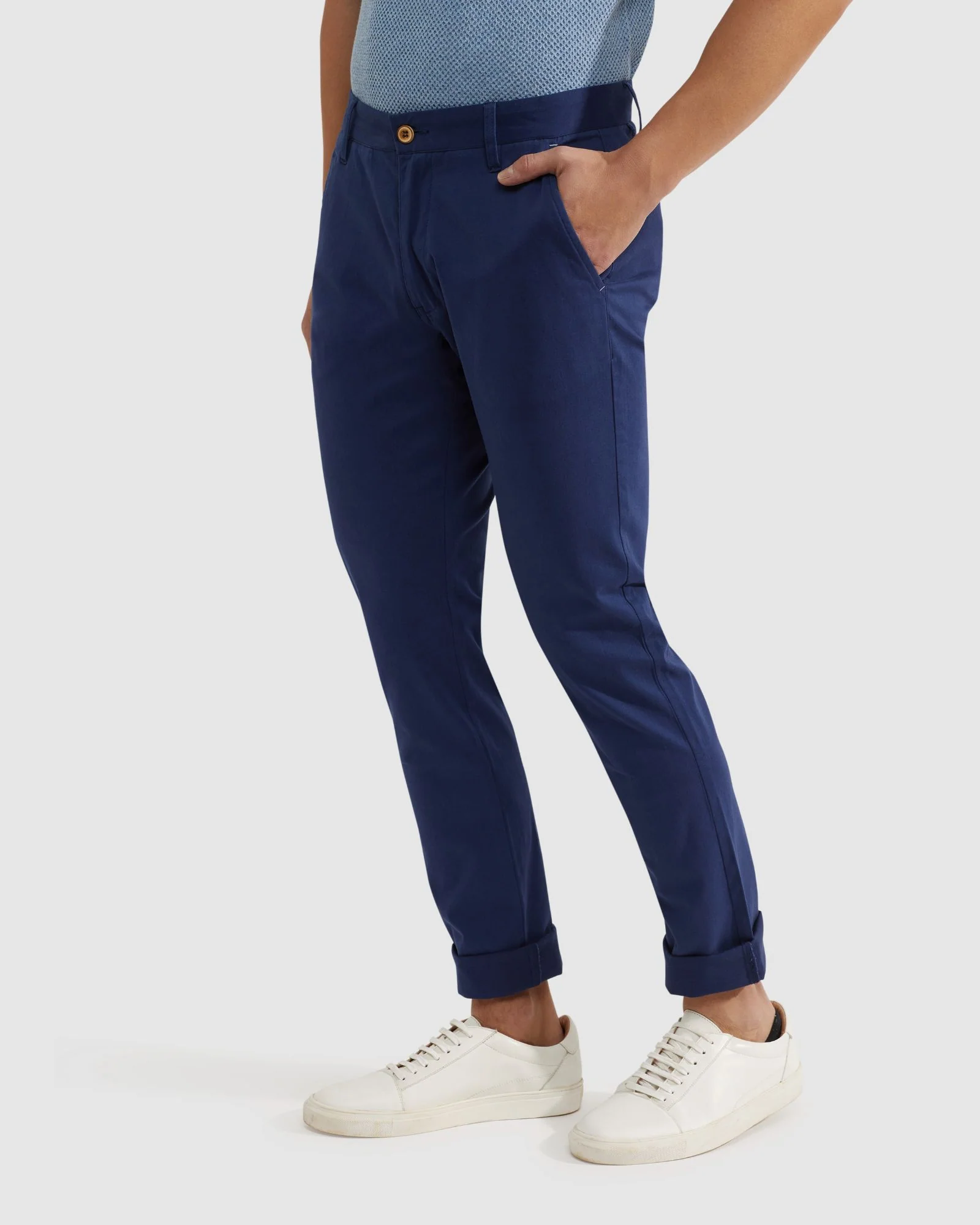 Stretch Skinny Fit Organic Cotton Chinos - Image 2