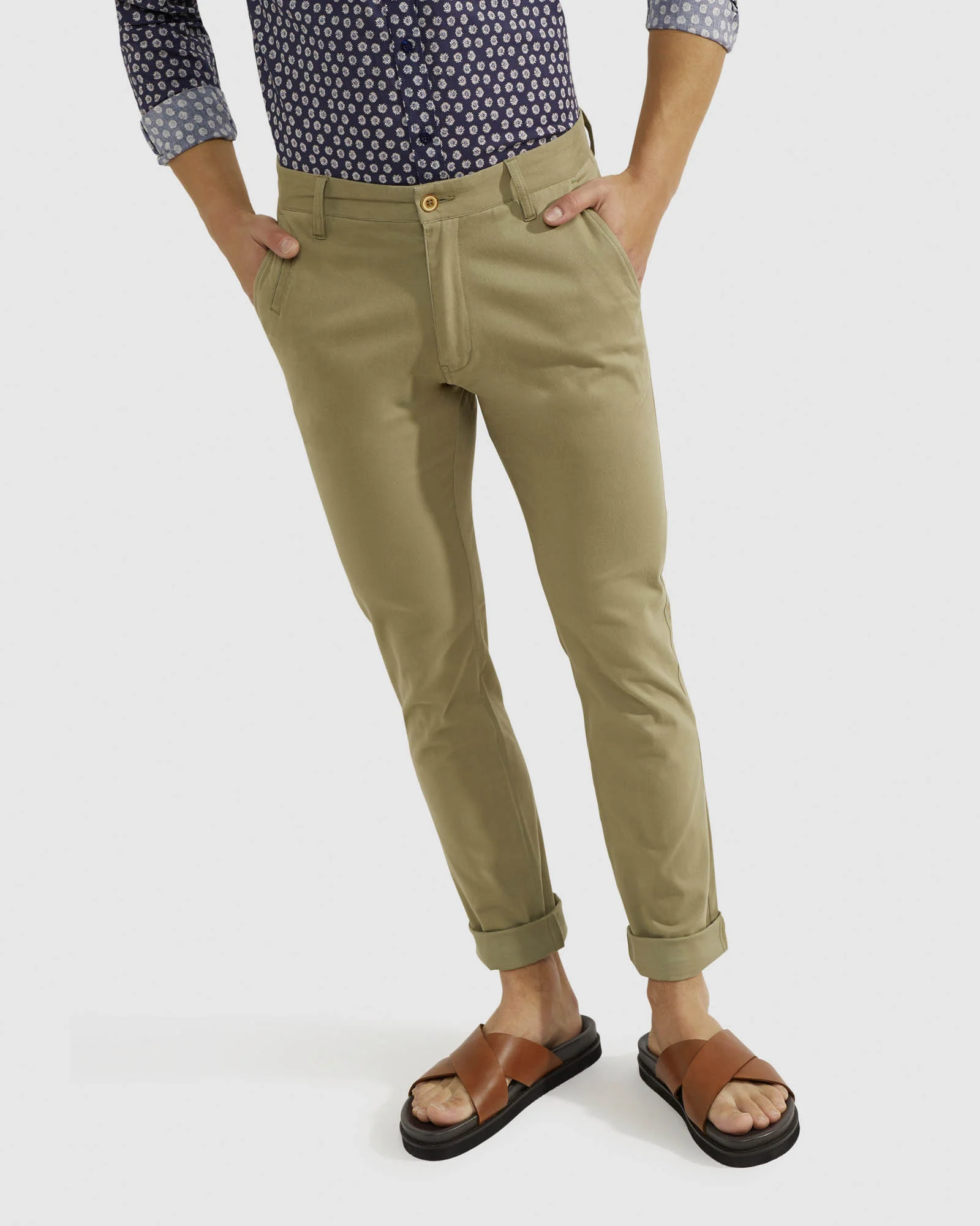 Stretch Skinny Fit Organic Cotton Chinos - Image 22