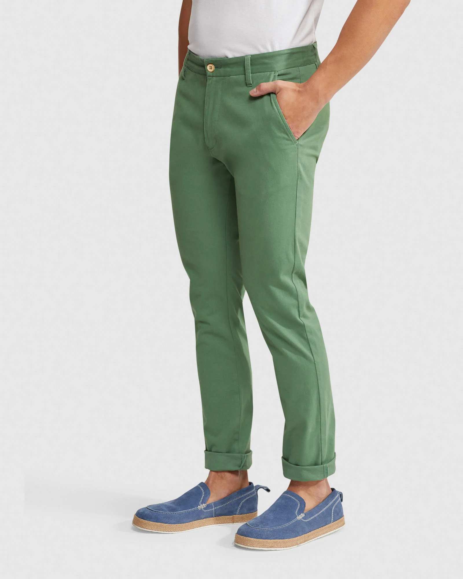 Stretch Skinny Fit Organic Cotton Chinos - Image 26