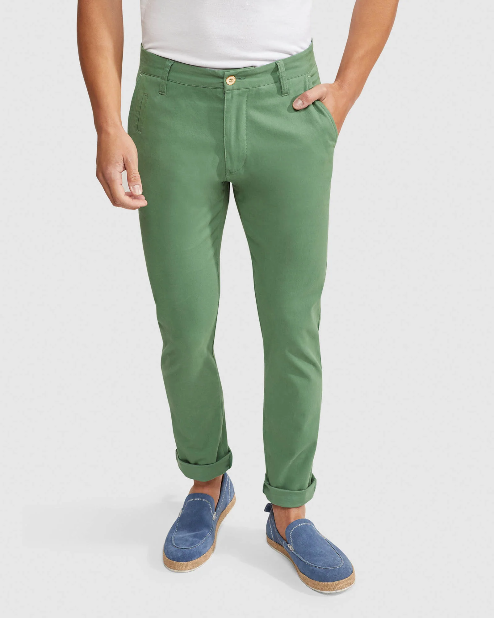 Stretch Skinny Fit Organic Cotton Chinos - Image 28