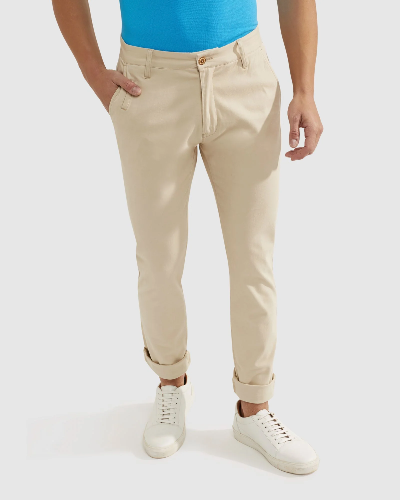 Stretch Skinny Fit Organic Cotton Chinos - Image 35