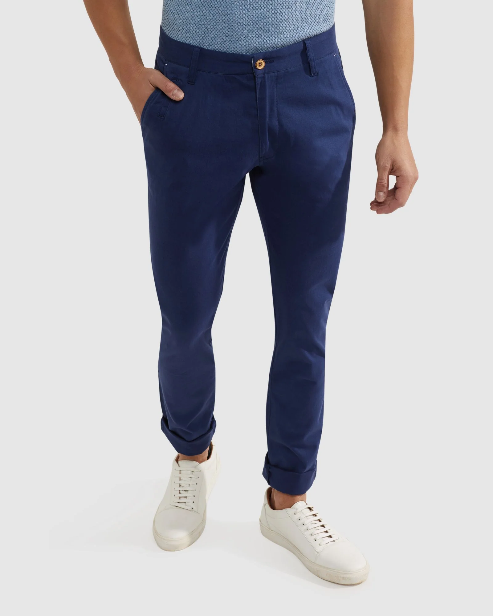 Stretch Skinny Fit Organic Cotton Chinos - Image 4
