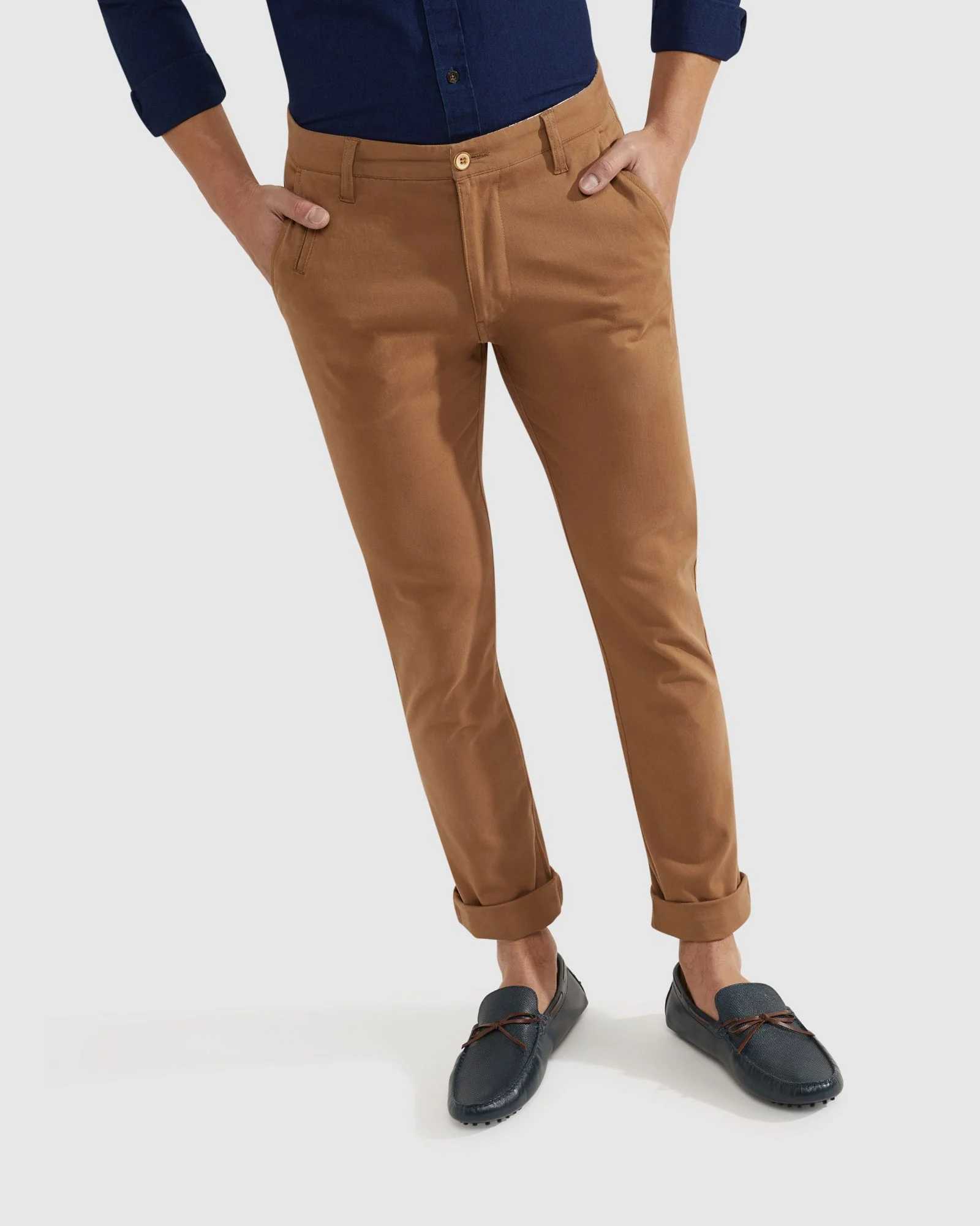 Stretch Skinny Fit Organic Cotton Chinos - Image 47