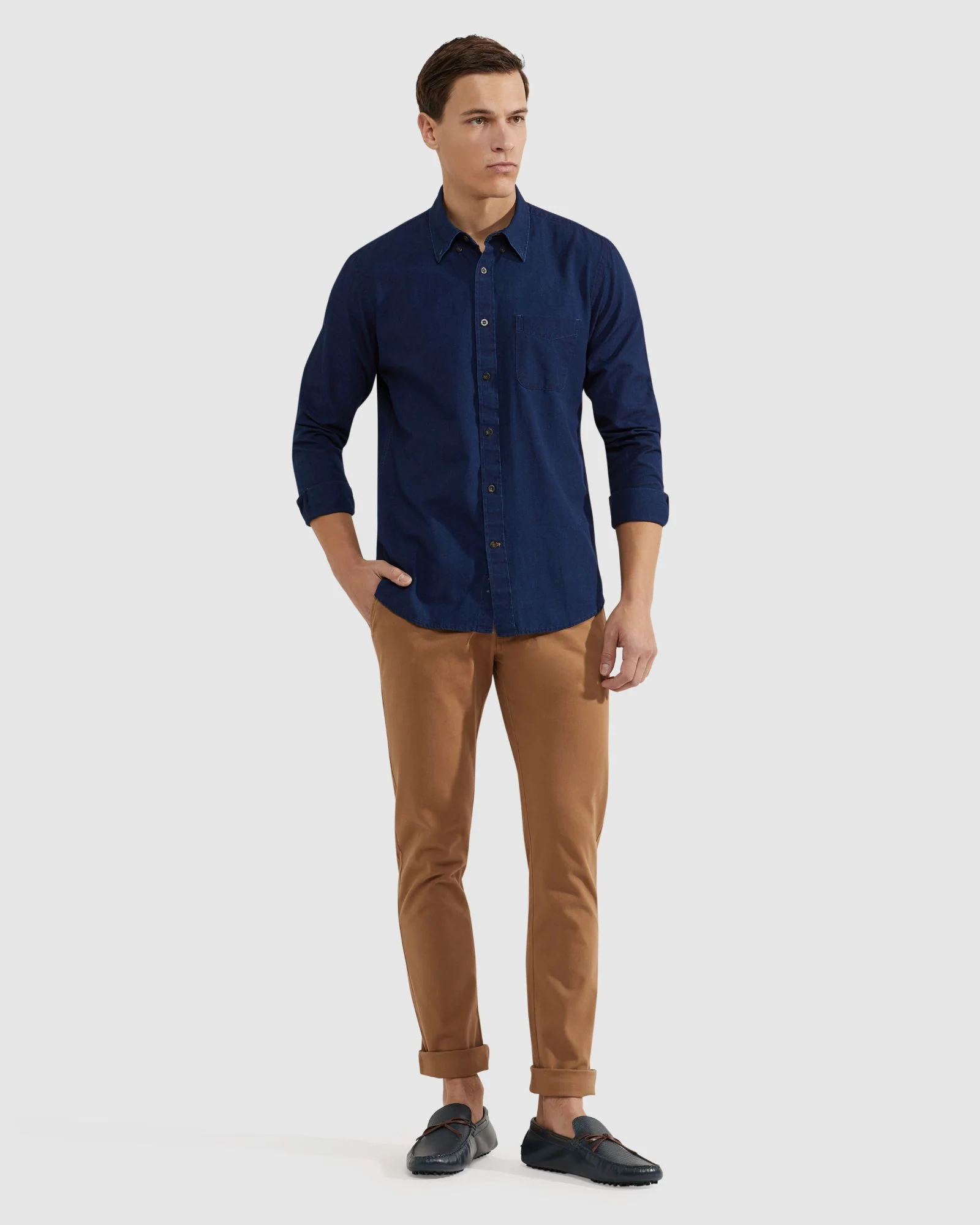 Stretch Skinny Fit Organic Cotton Chinos - Image 48