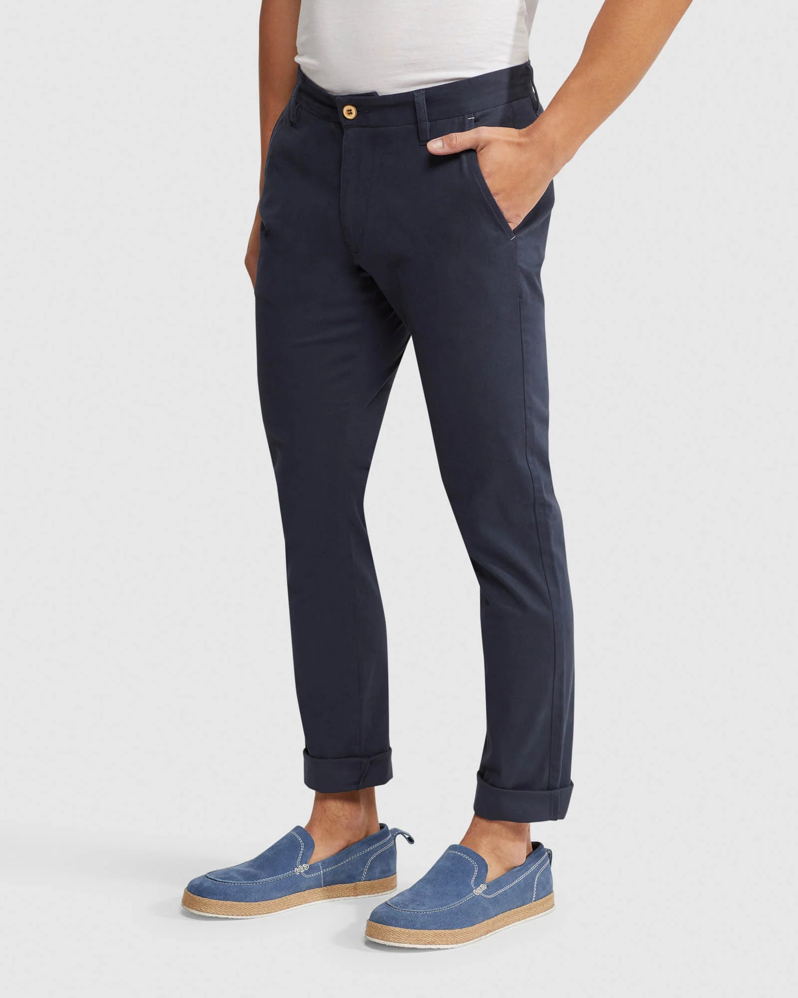 Stretch Skinny Fit Organic Cotton Chinos - Image 51