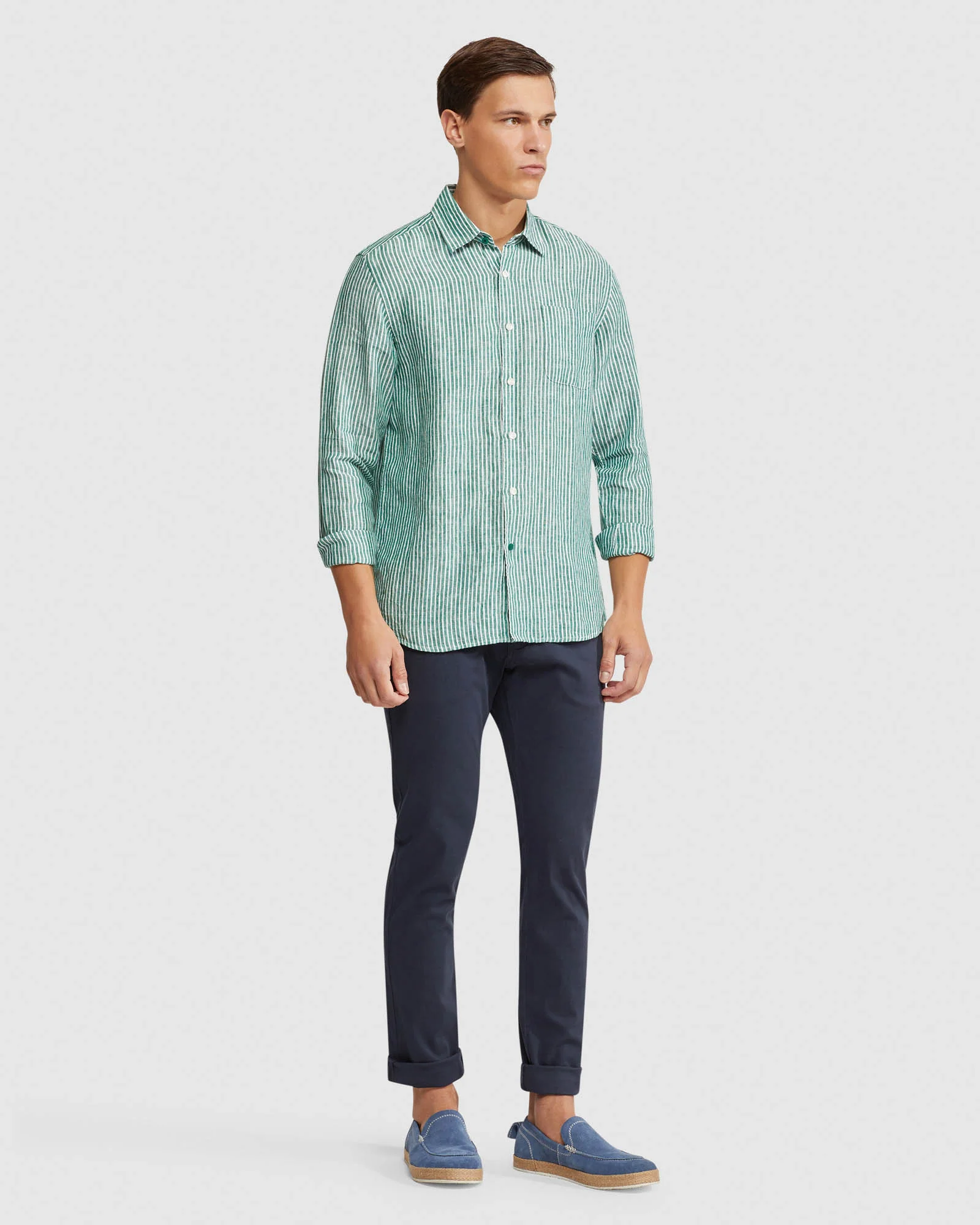 Stretch Skinny Fit Organic Cotton Chinos - Image 54