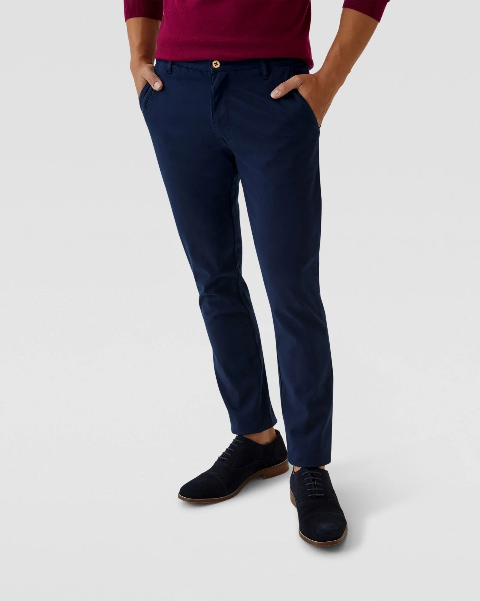 Stretch Skinny Fit Organic Cotton Chinos - Image 10