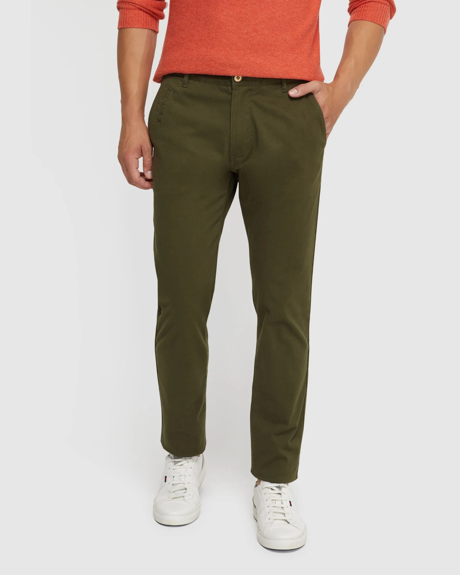 Stretch Skinny Fit Organic Cotton Chinos - Image 13