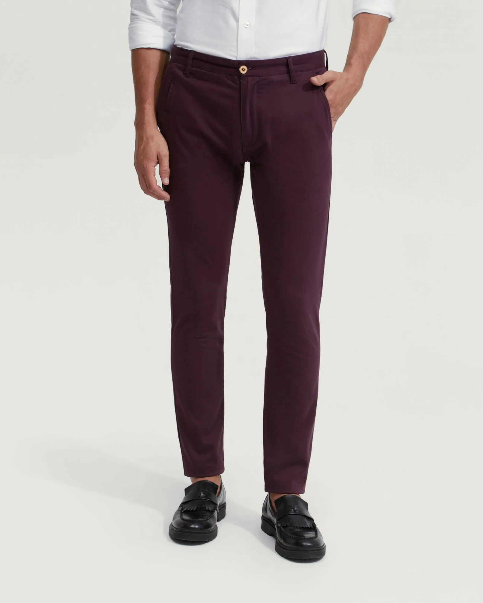 Stretch Skinny Fit Organic Cotton Chinos - Image 25