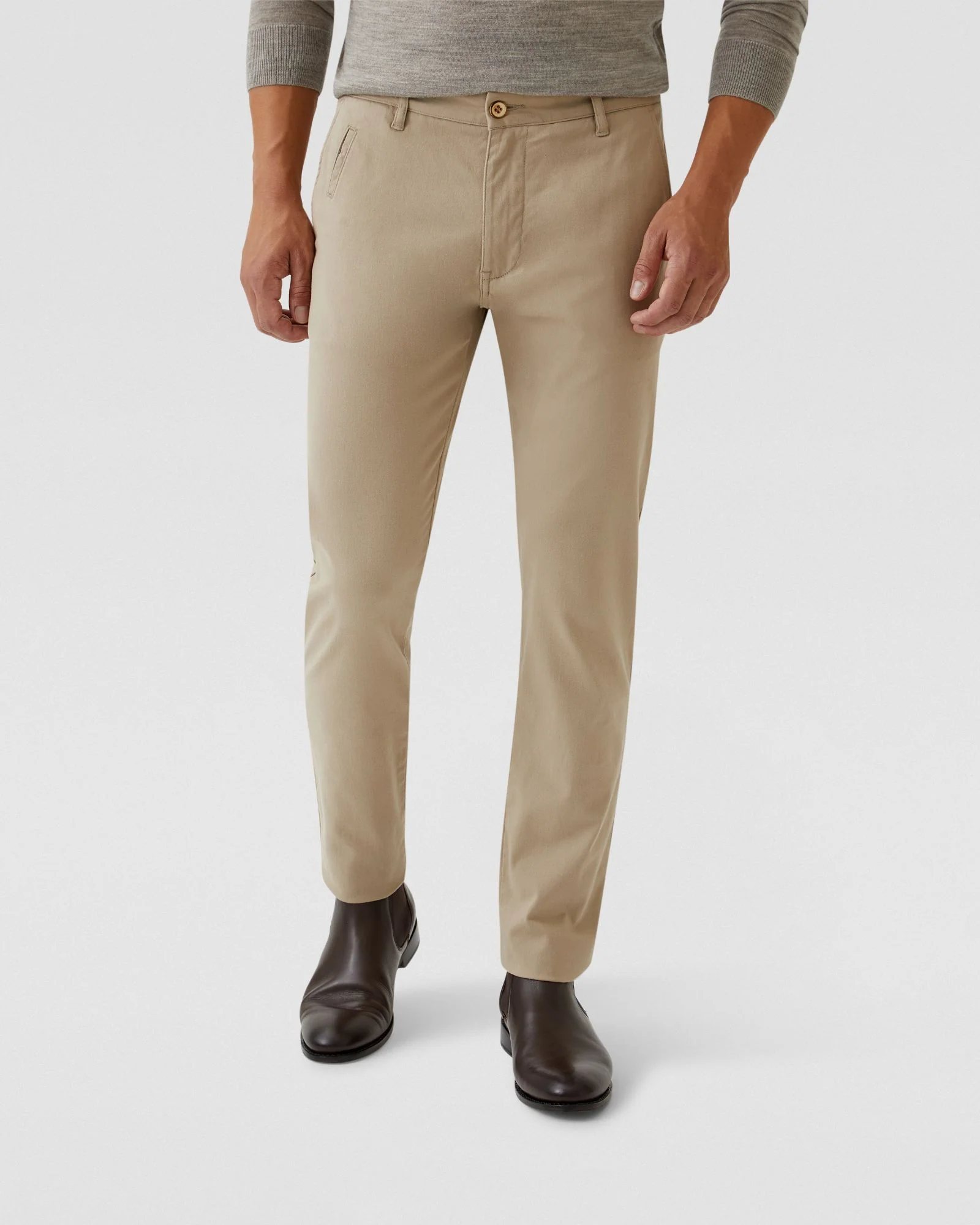 Stretch Skinny Fit Organic Cotton Chinos - Image 31