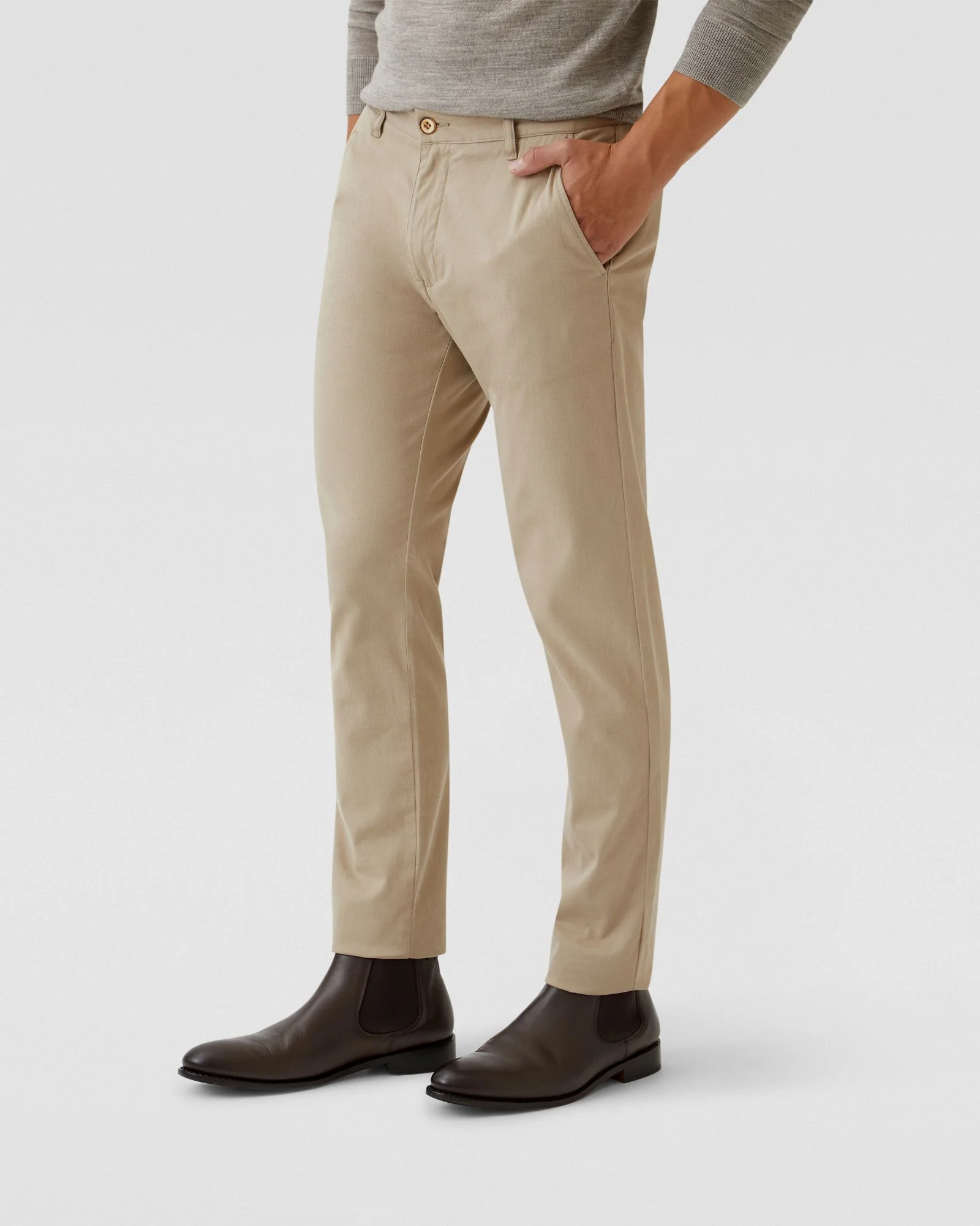 Stretch Skinny Fit Organic Cotton Chinos - Image 32