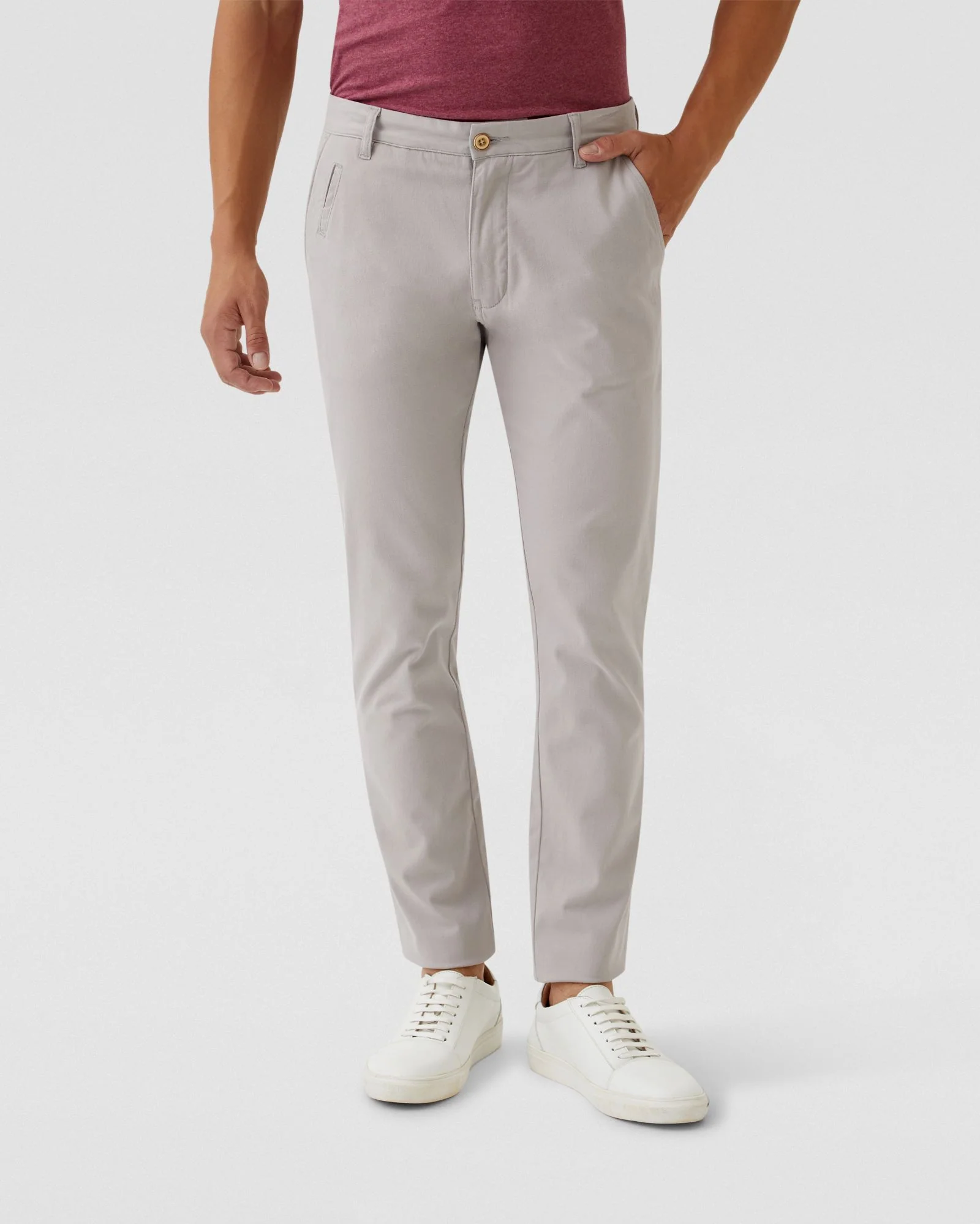 Stretch Skinny Fit Organic Cotton Chinos - Image 37