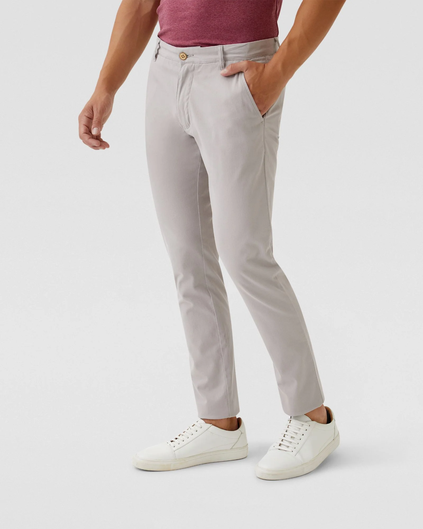 Stretch Skinny Fit Organic Cotton Chinos - Image 38