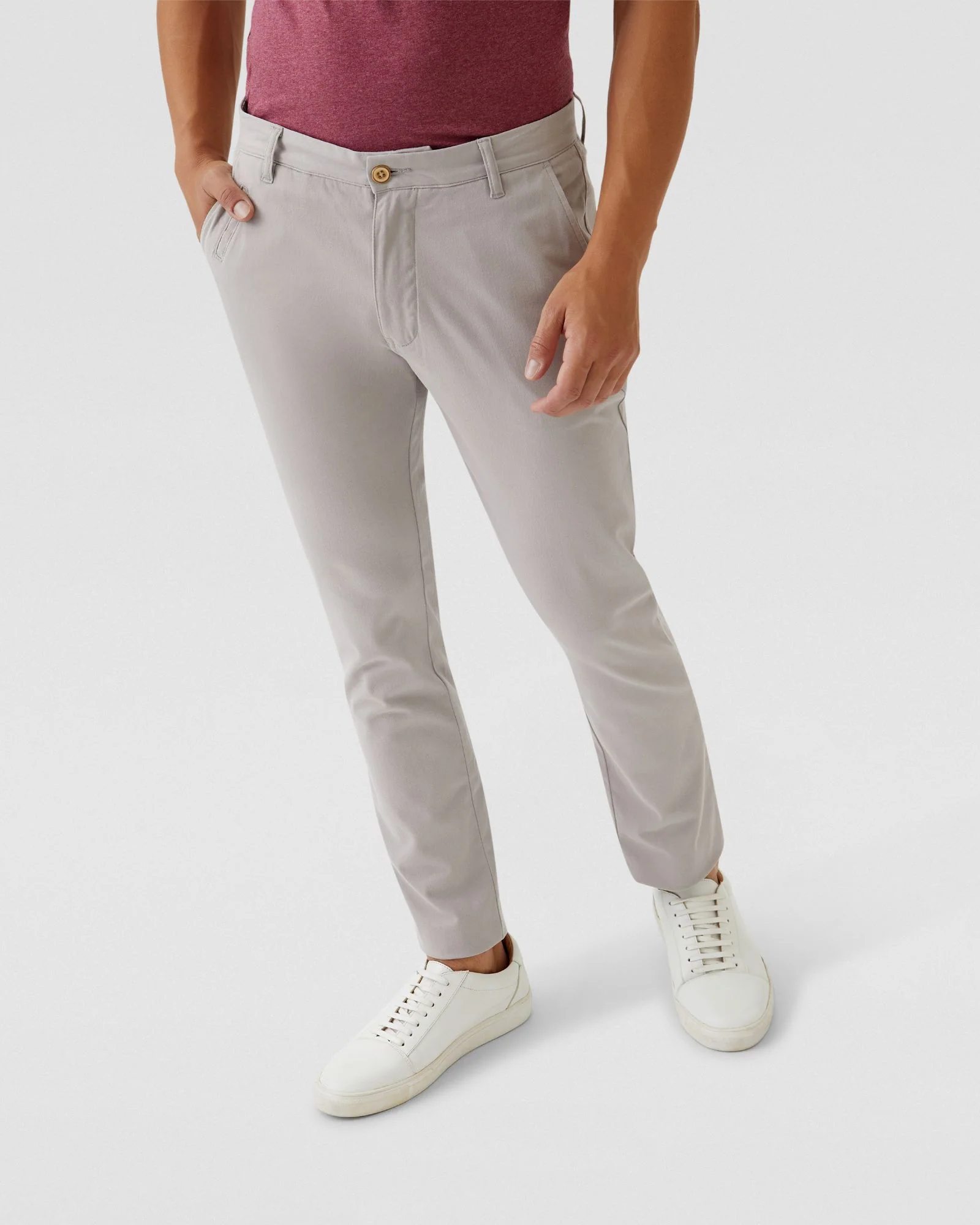 Stretch Skinny Fit Organic Cotton Chinos - Image 40