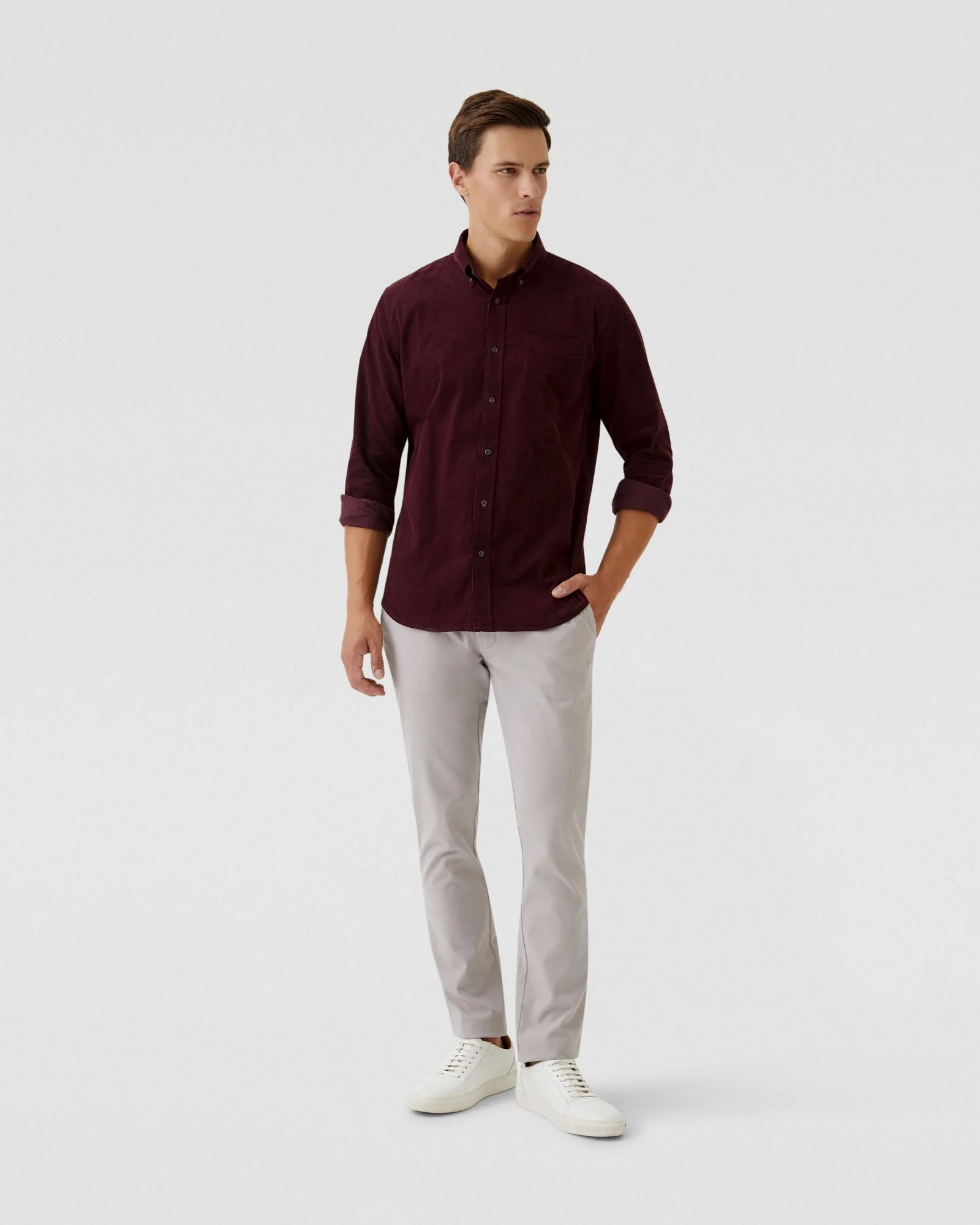 Stretch Skinny Fit Organic Cotton Chinos - Image 41