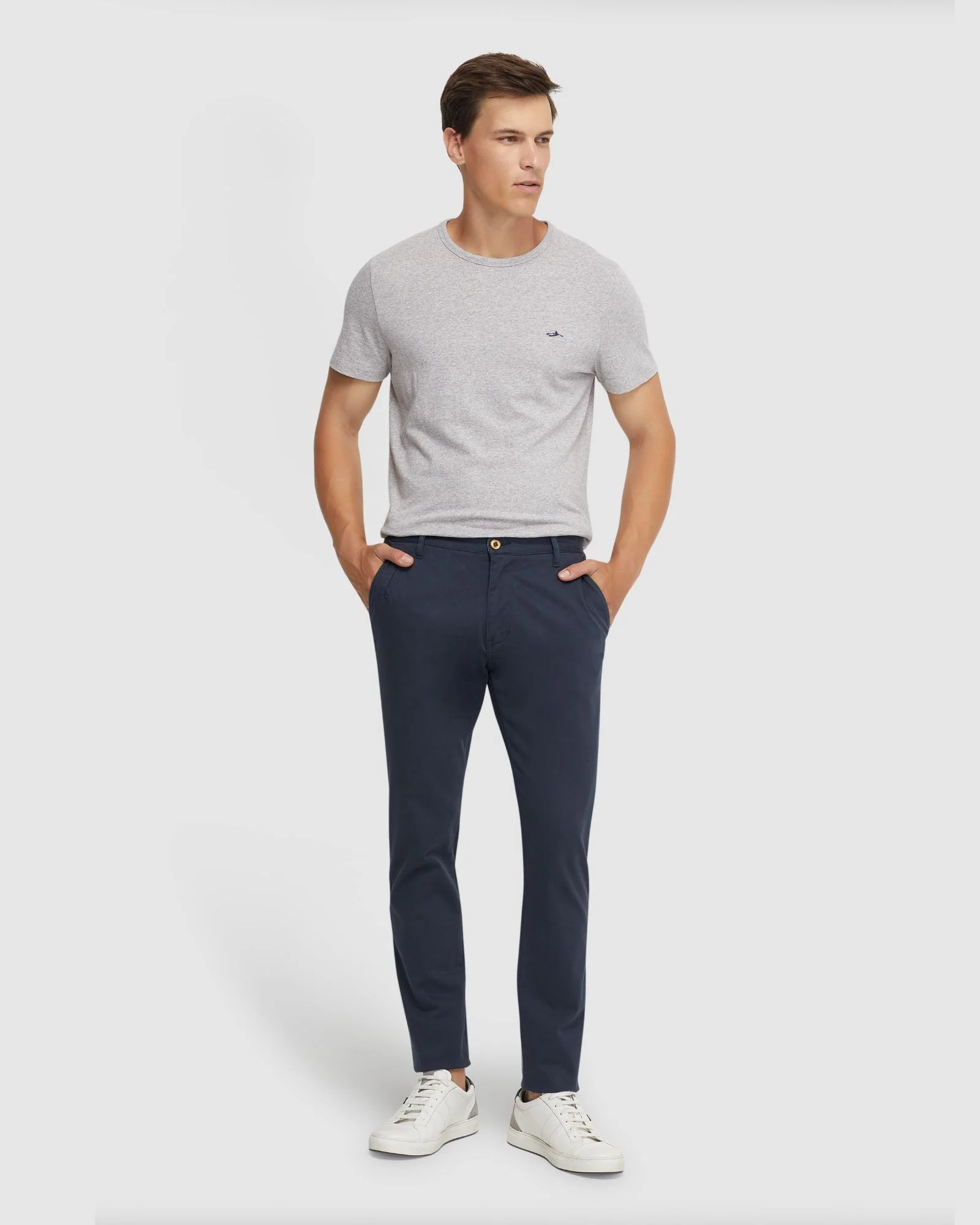 Stretch Skinny Fit Organic Cotton Chinos - Image 53