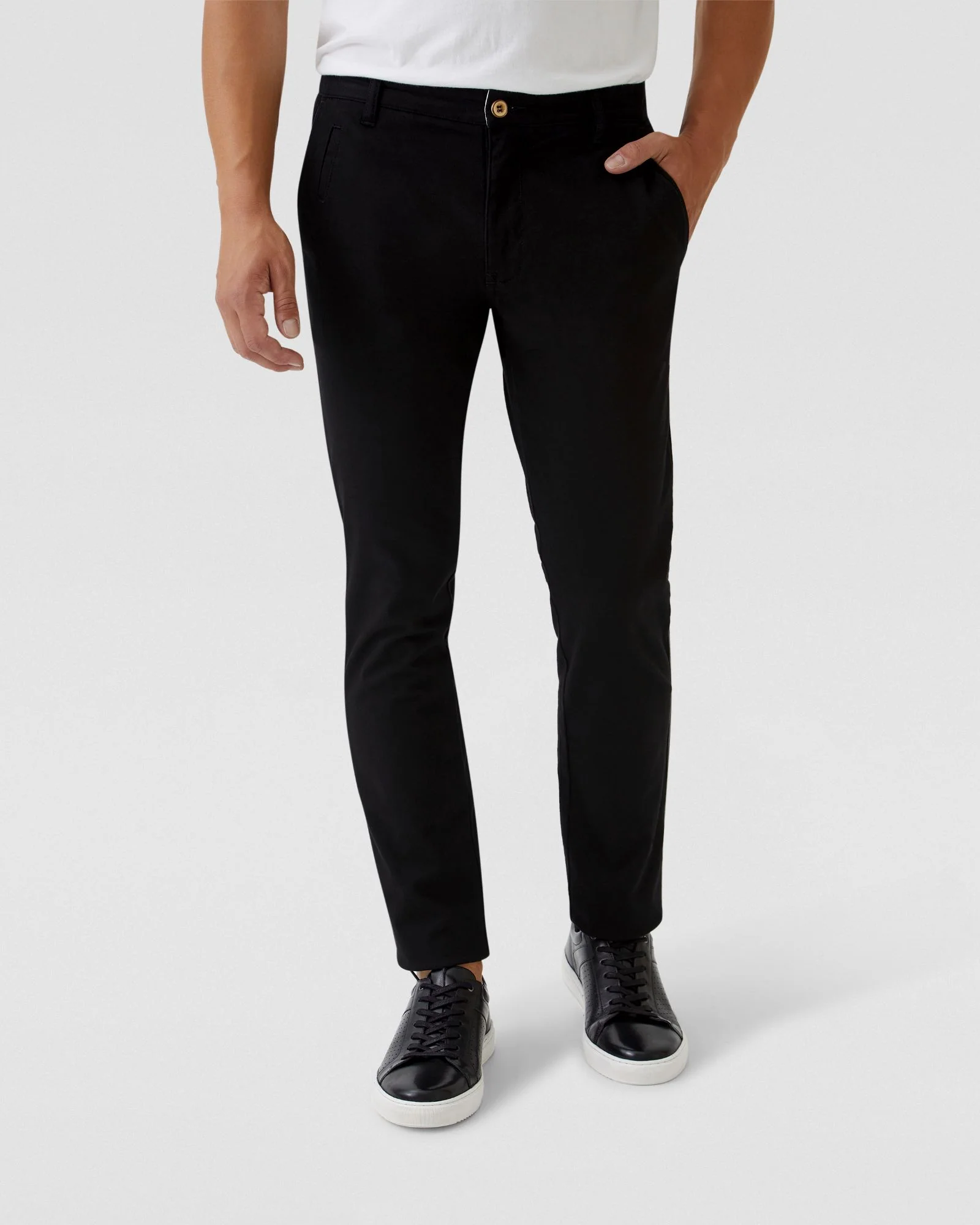 Stretch Skinny Fit Organic Cotton Chinos - Image 55