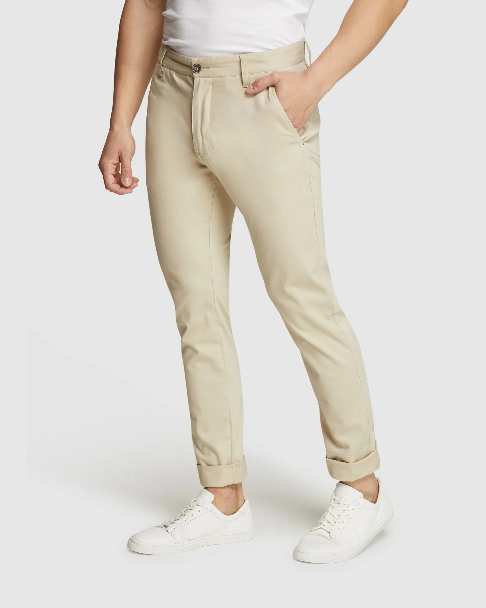 Stretch Skinny Organic Cotton Chinos - Image 33
