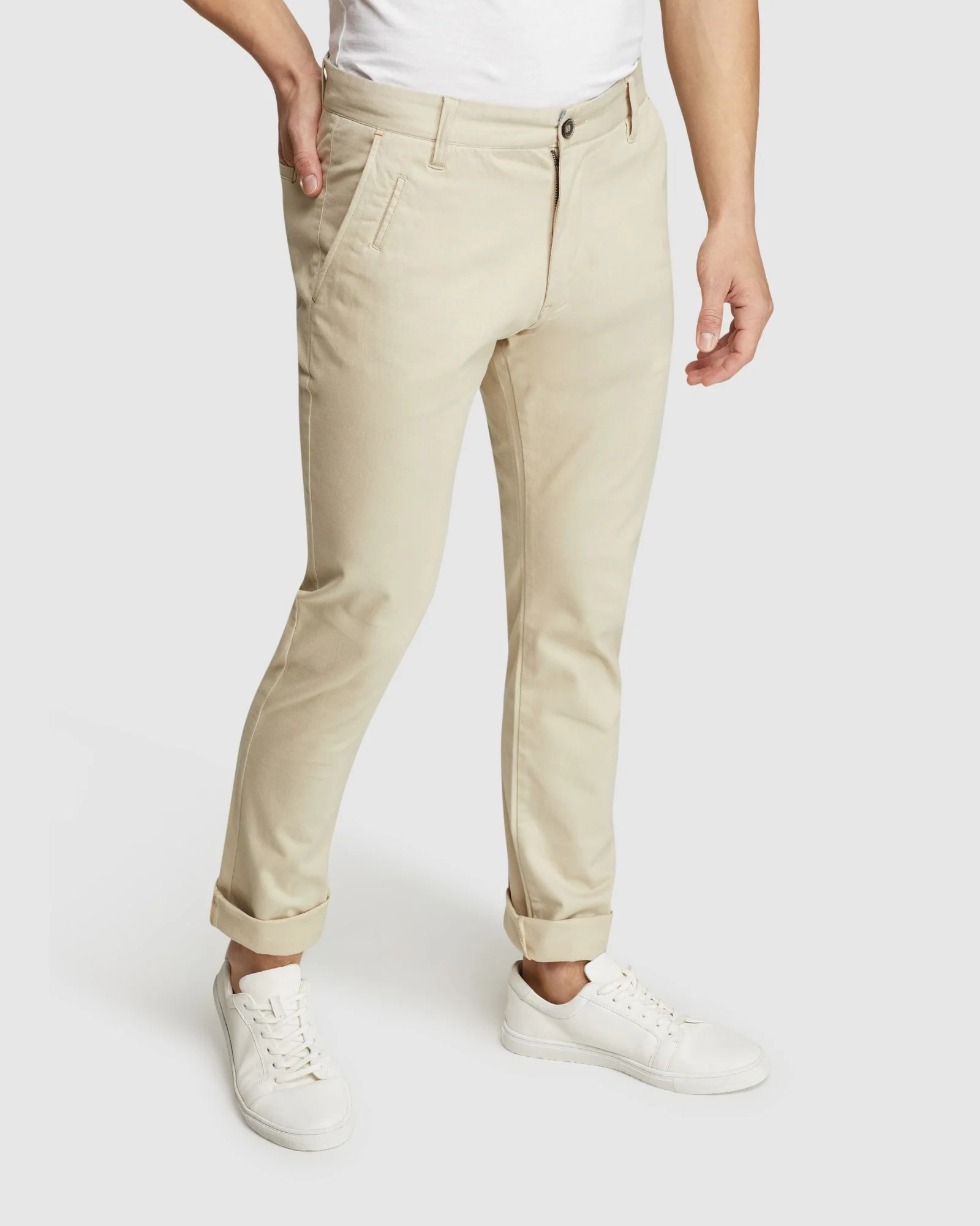 Stretch Skinny Organic Cotton Chinos - Image 35