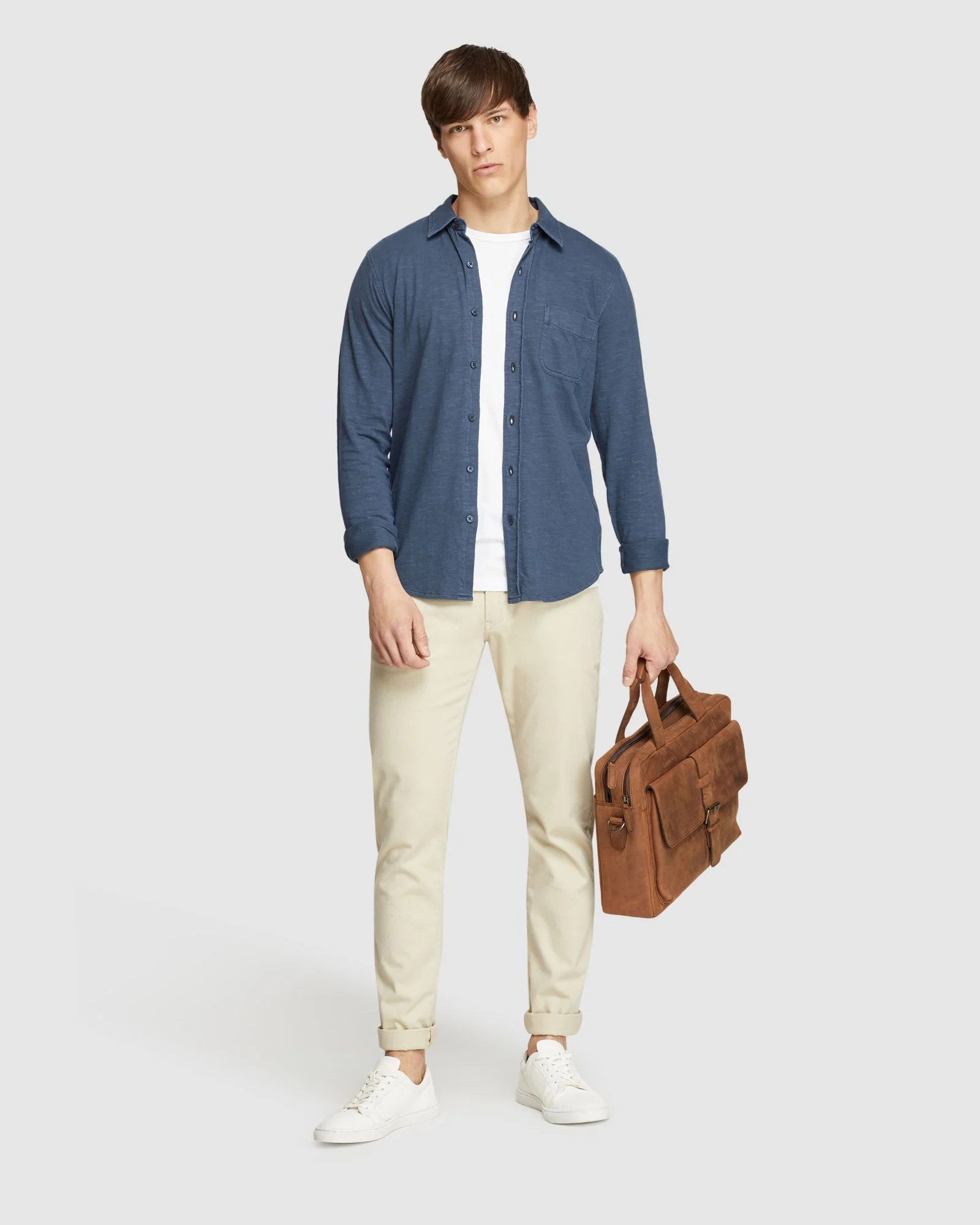 Stretch Skinny Organic Cotton Chinos - Image 36