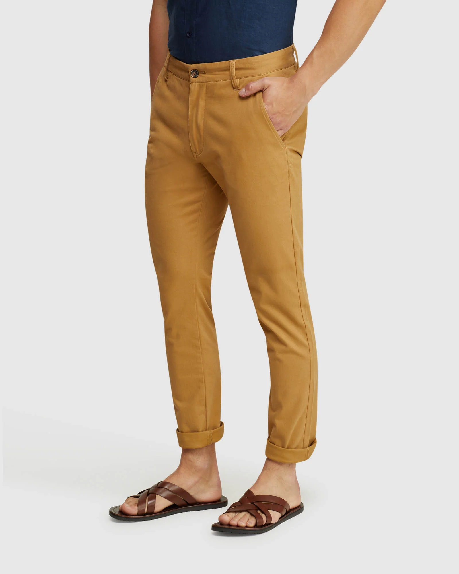 Stretch Skinny Organic Cotton Chinos - Image 39
