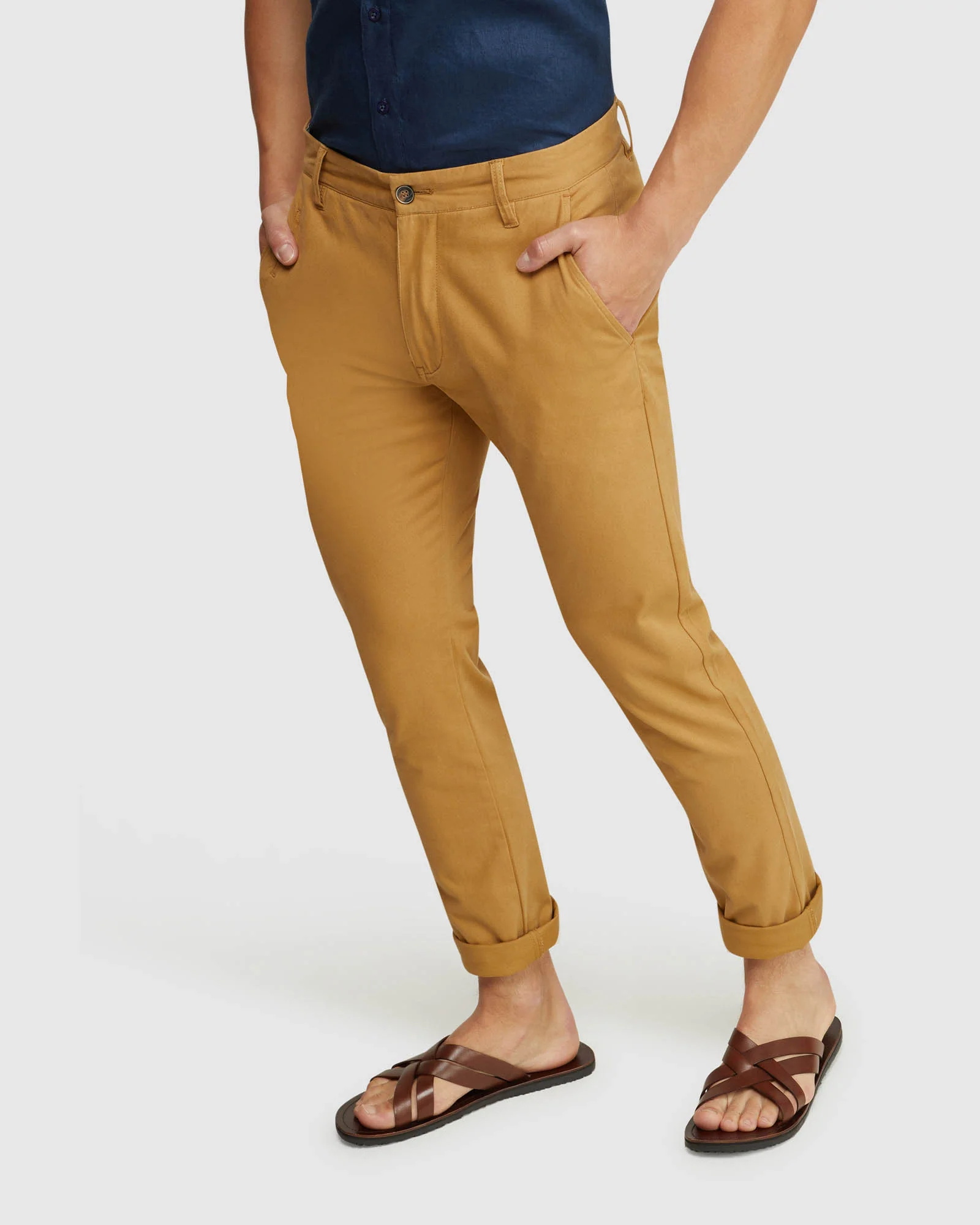 Stretch Skinny Organic Cotton Chinos - Image 41