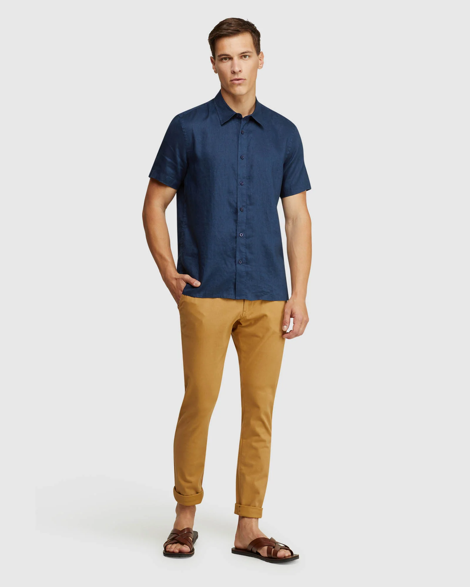Stretch Skinny Organic Cotton Chinos - Image 42