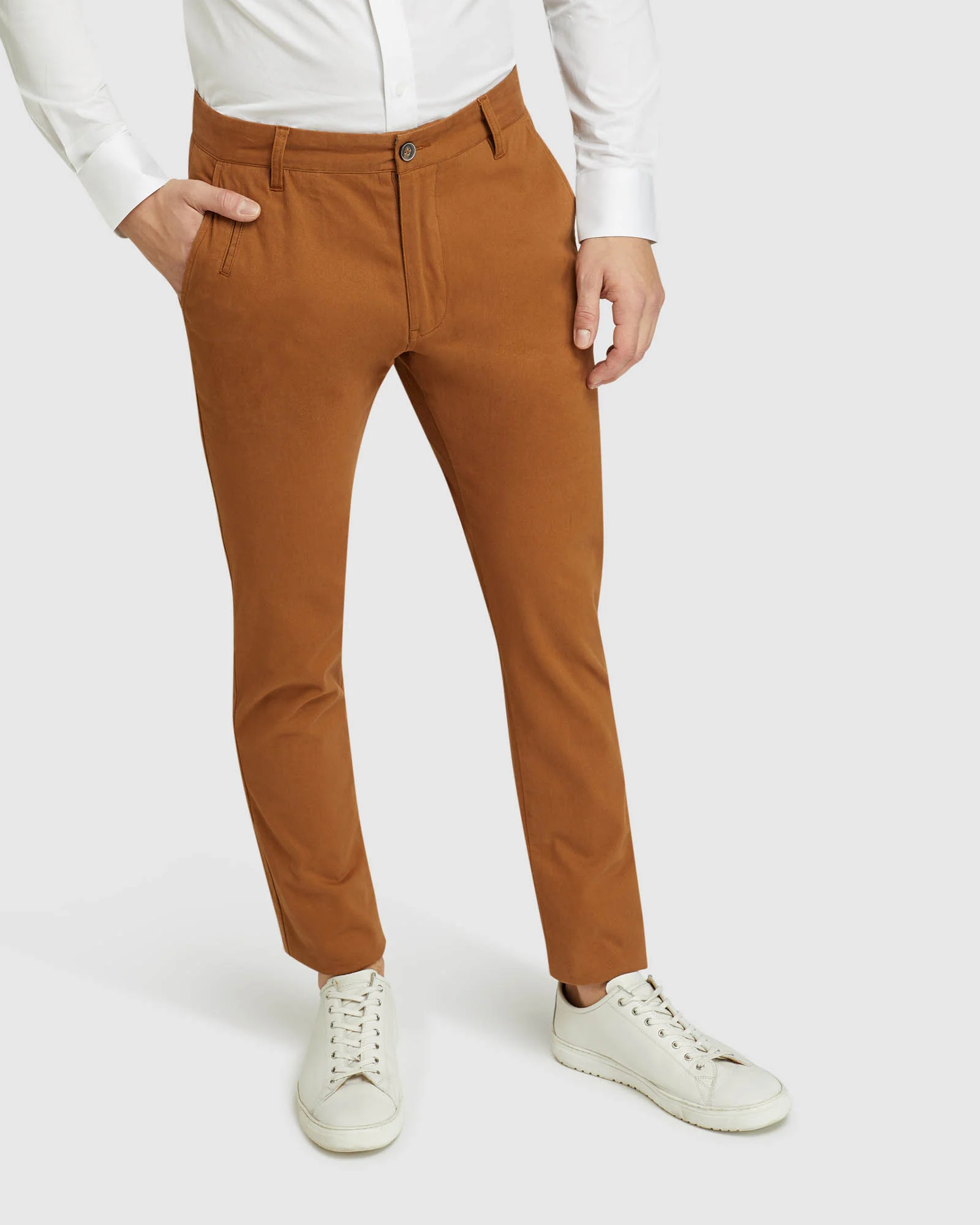 Stretch Skinny Organic Cotton Chinos - Image 47