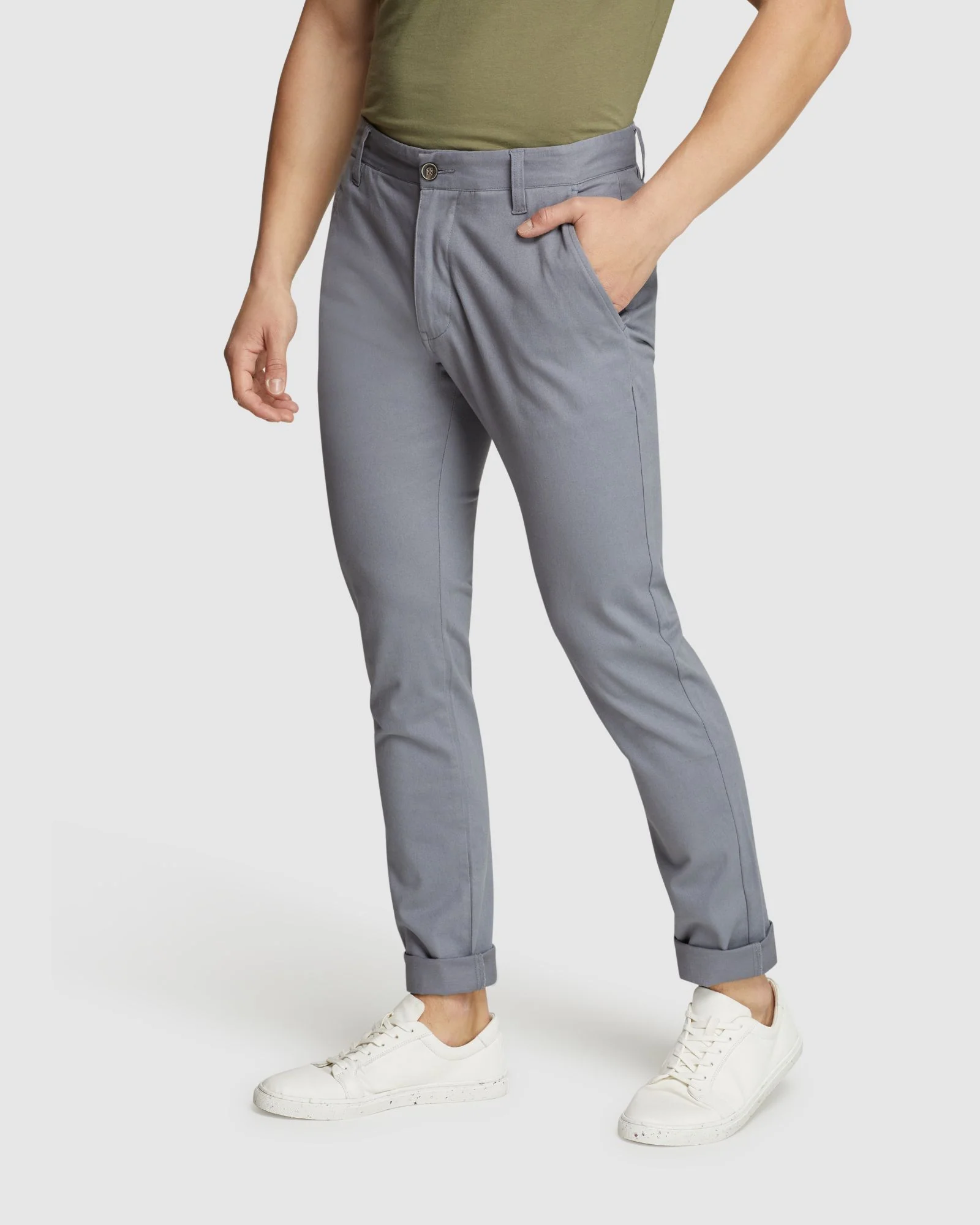 Stretch Skinny Organic Cotton Chinos - Image 63