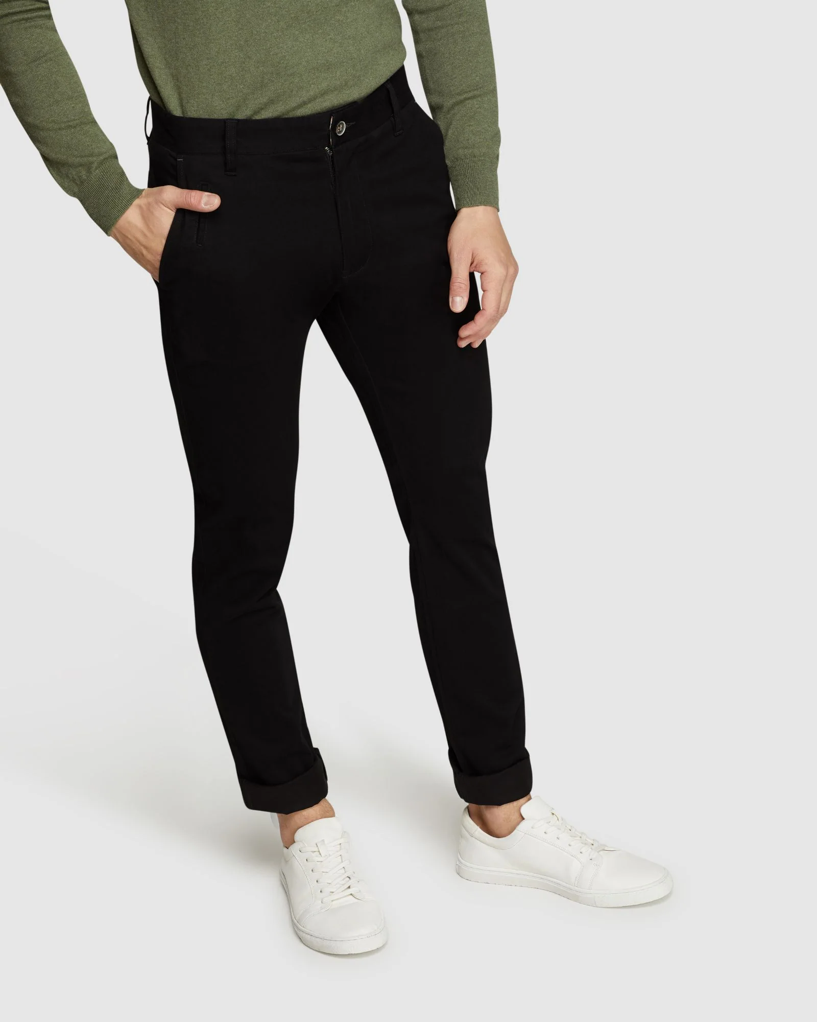 Stretch Skinny Organic Cotton Chinos - Image 77