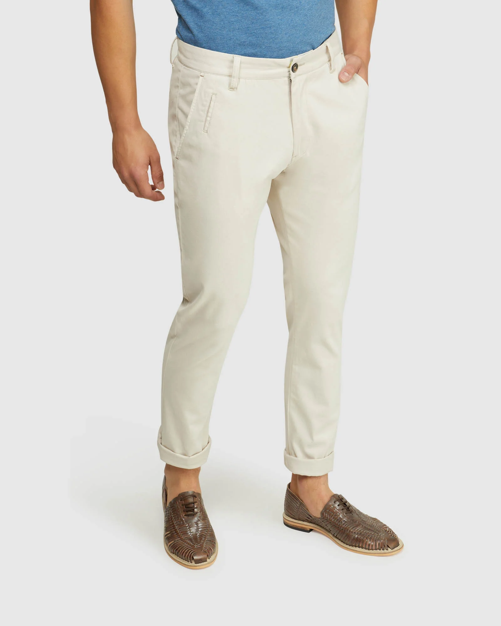 Stretch Skinny Organic Cotton Chinos - Image 83