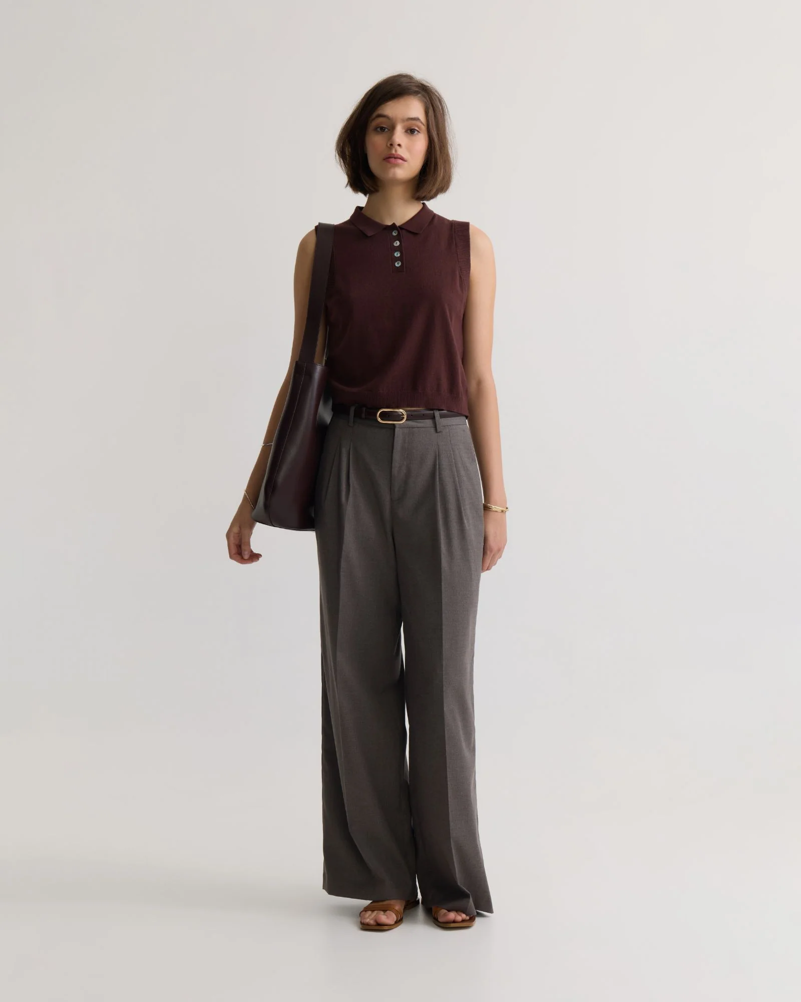 Suki Cashmere Blend Polo