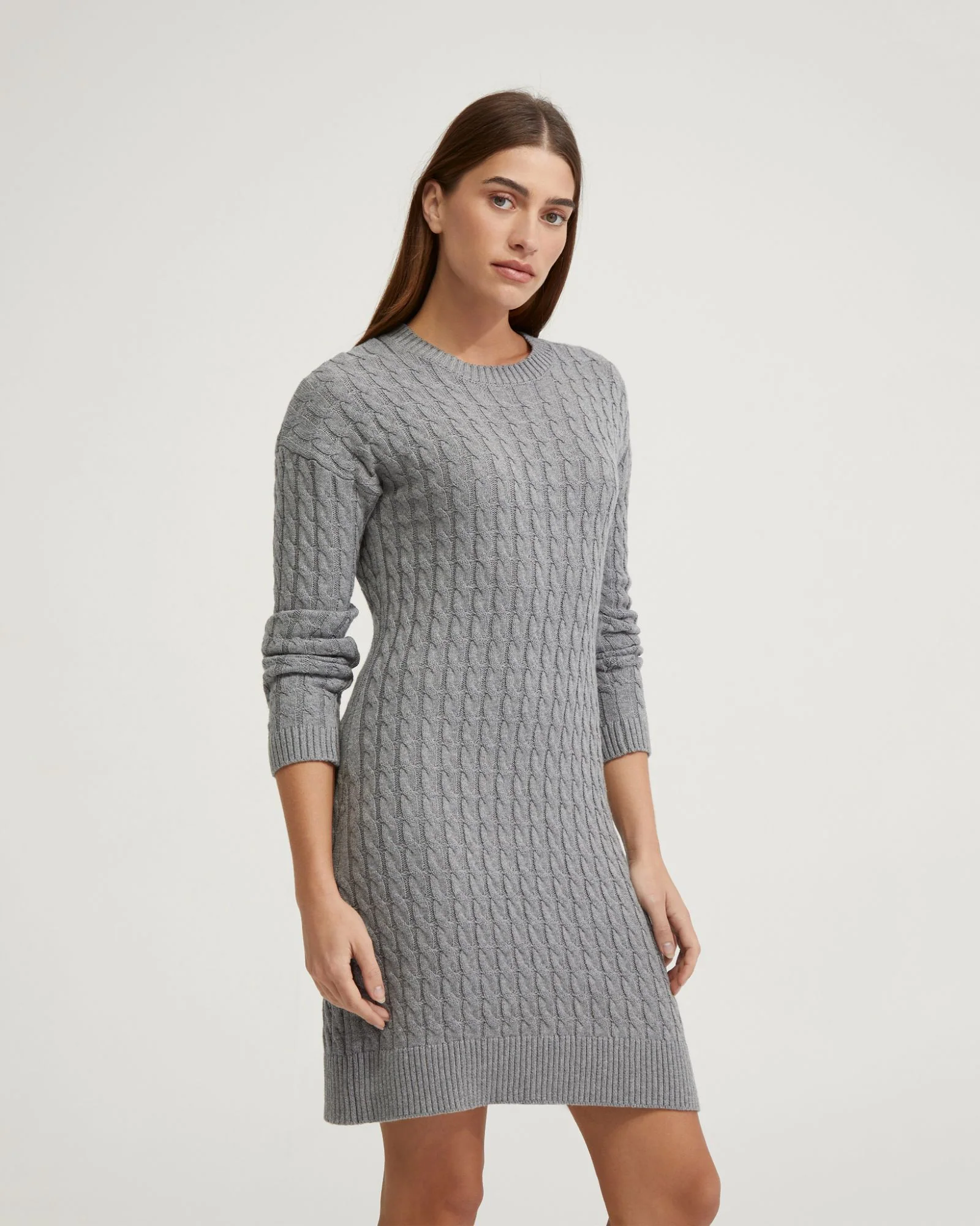 Sweeny Cable Knit Mini Dress - Image 8