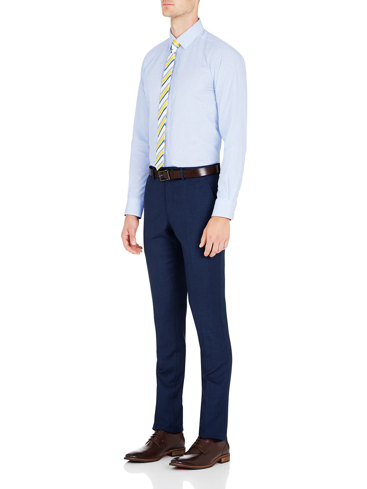 T27 Wool Suit Trousers Petrol - Image 3