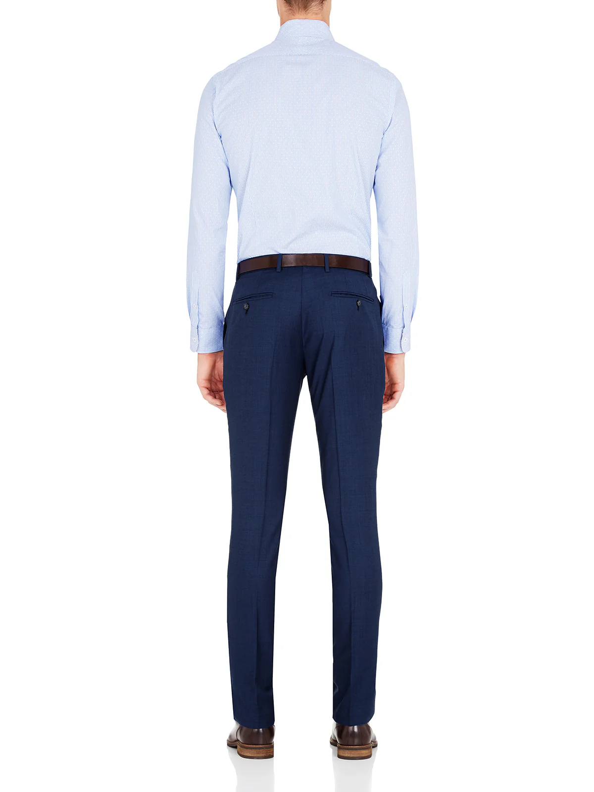 T27 Wool Suit Trousers Petrol - Image 4