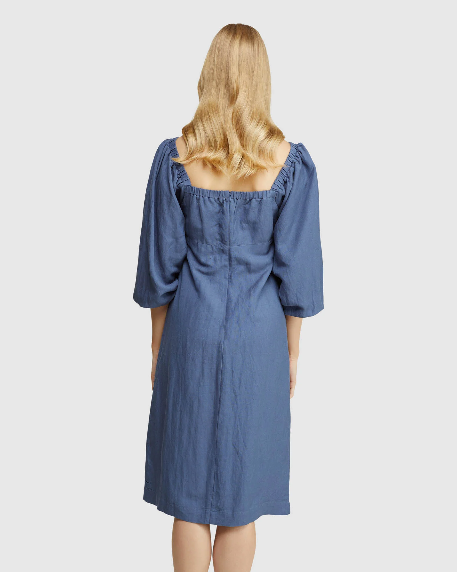 Tamika Linen Blend Dress - Image 3