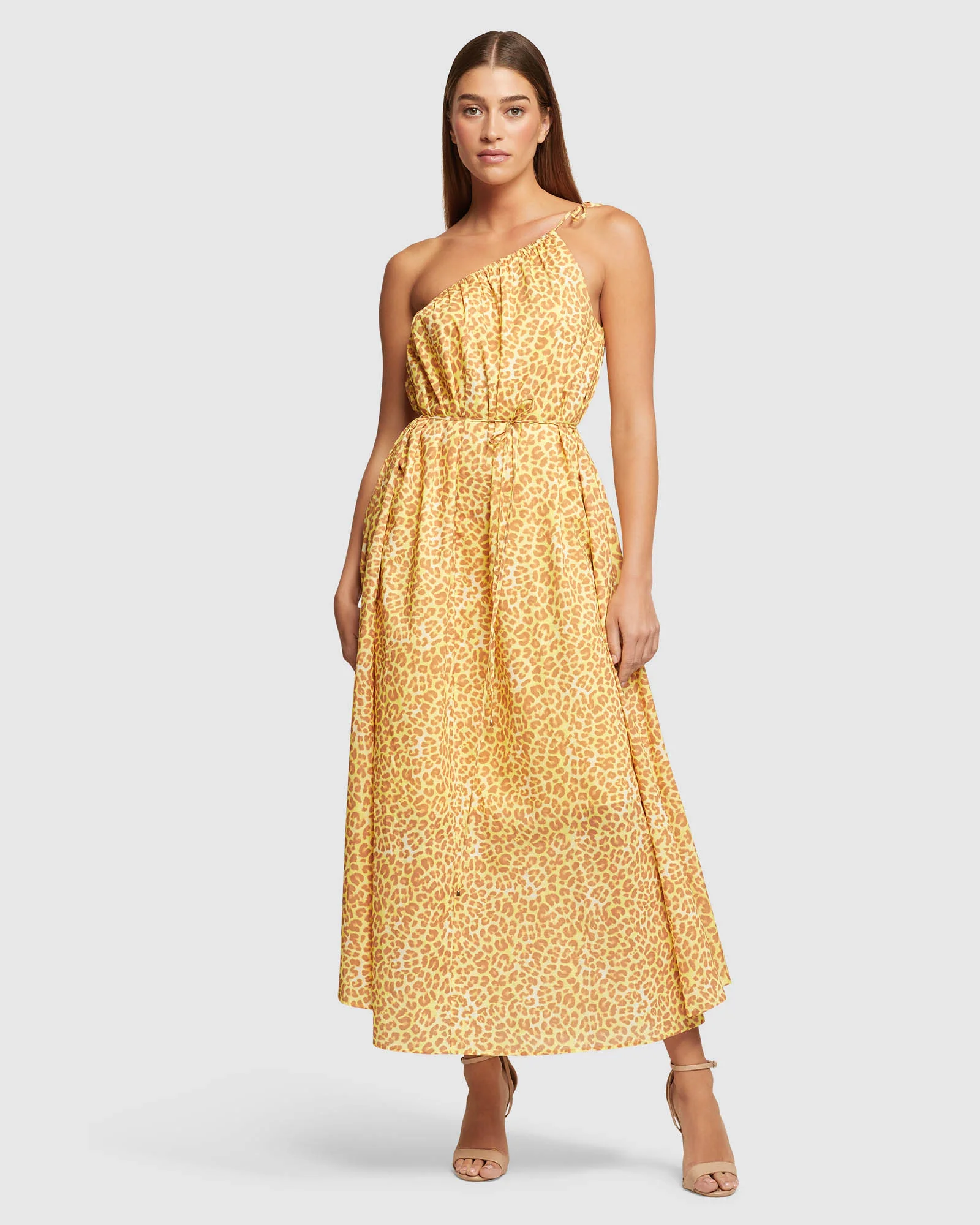 Tara Cotton Animal Print Dress - Image 6