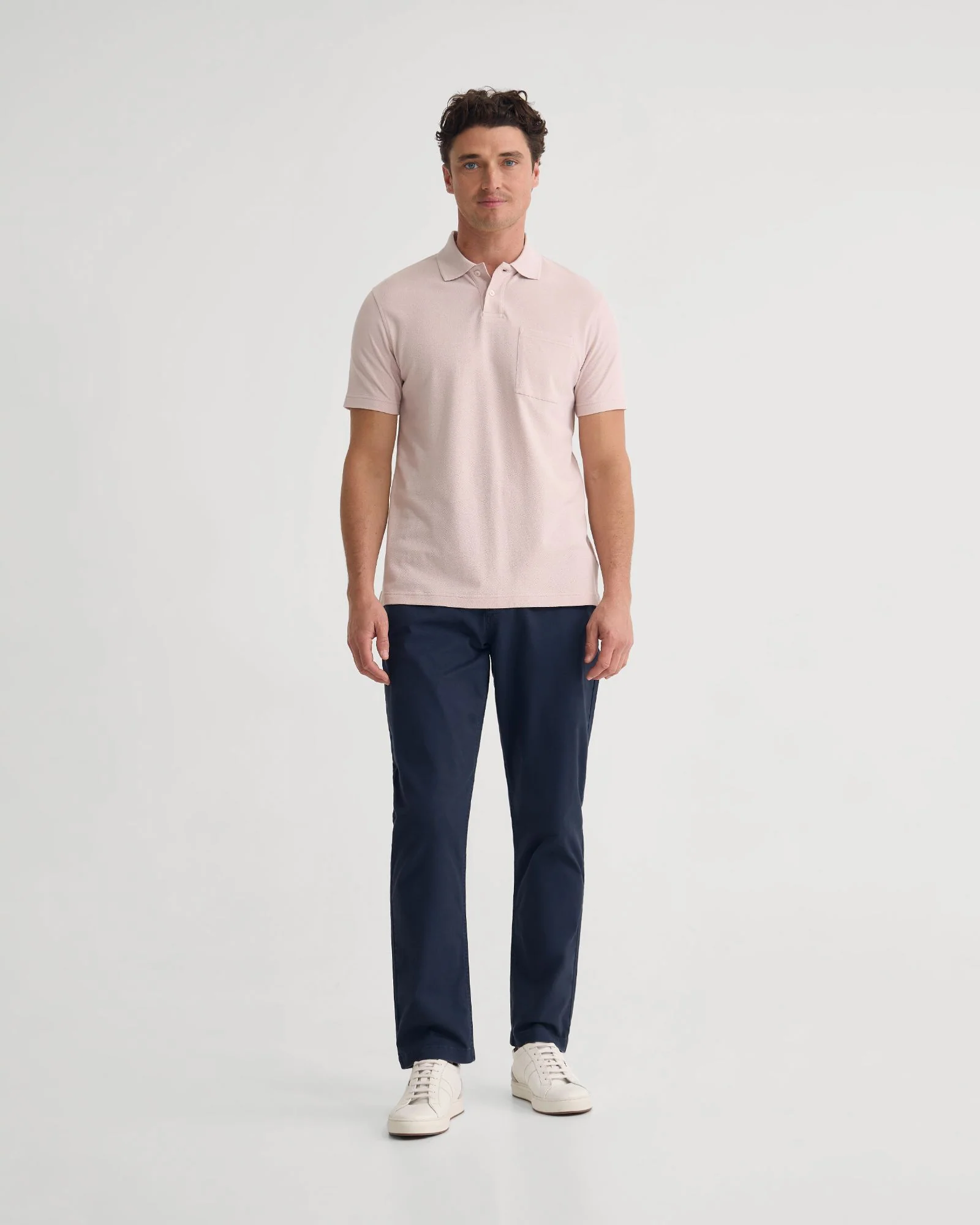 Theo Organic Cotton Pique Polo - Image 13