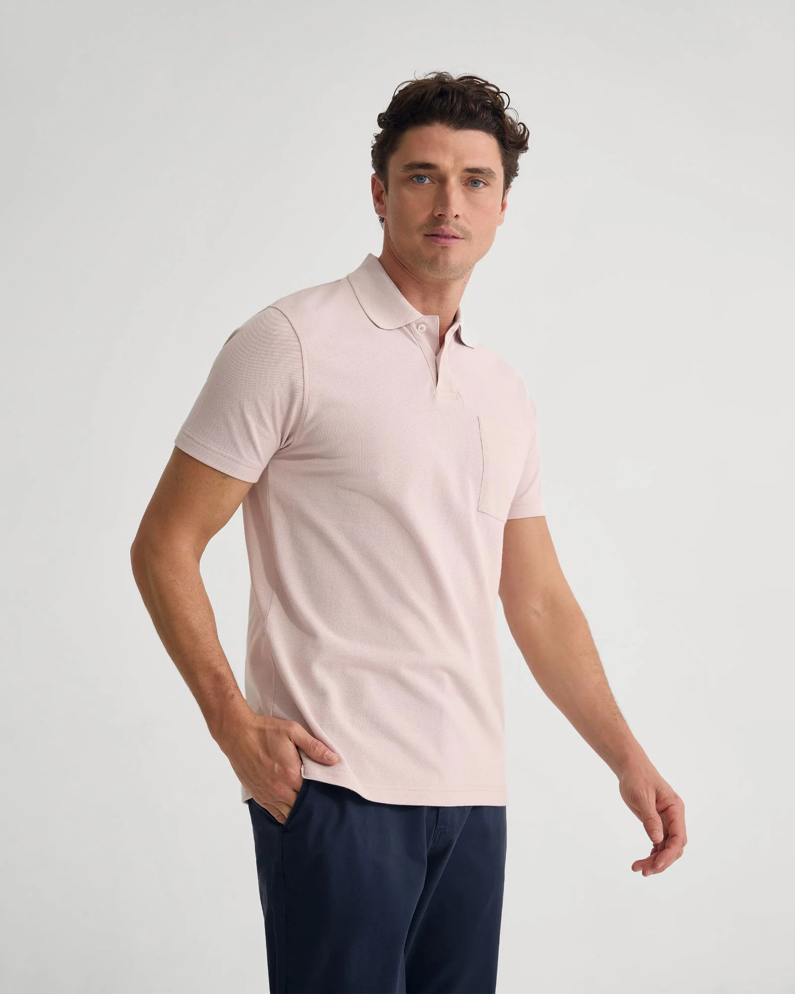 Theo Organic Cotton Pique Polo - Image 14
