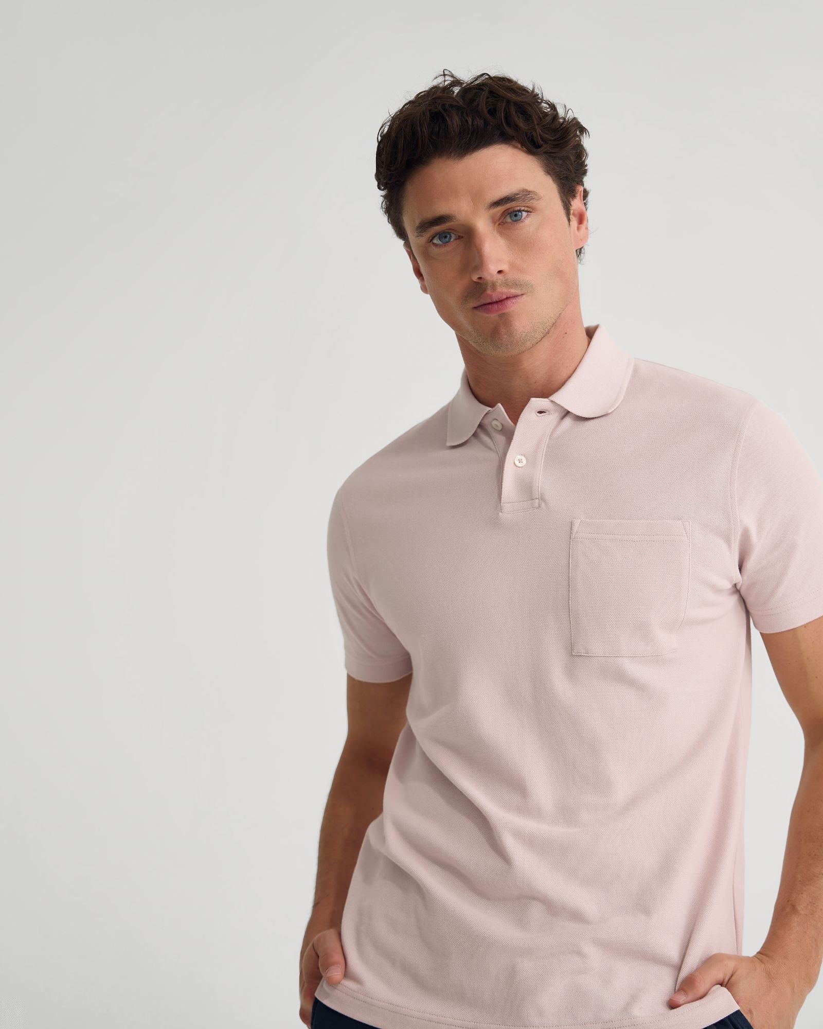 Theo Organic Cotton Pique Polo - Image 15