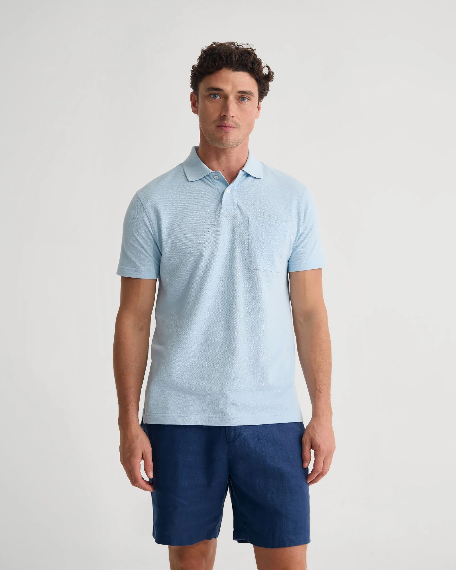 Theo Organic Cotton Pique Polo - Image 5