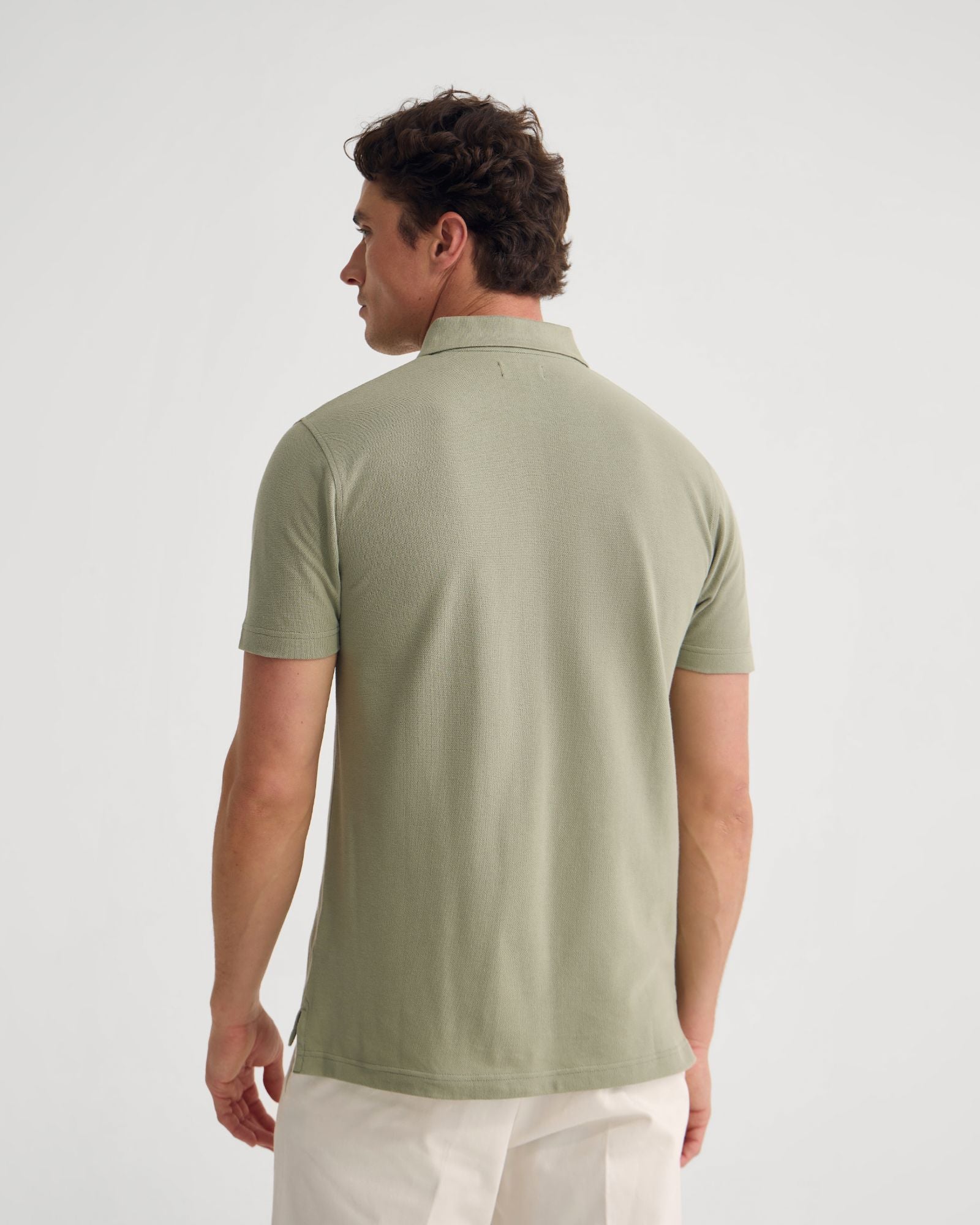 Theo Organic Cotton Pique Polo - Image 9