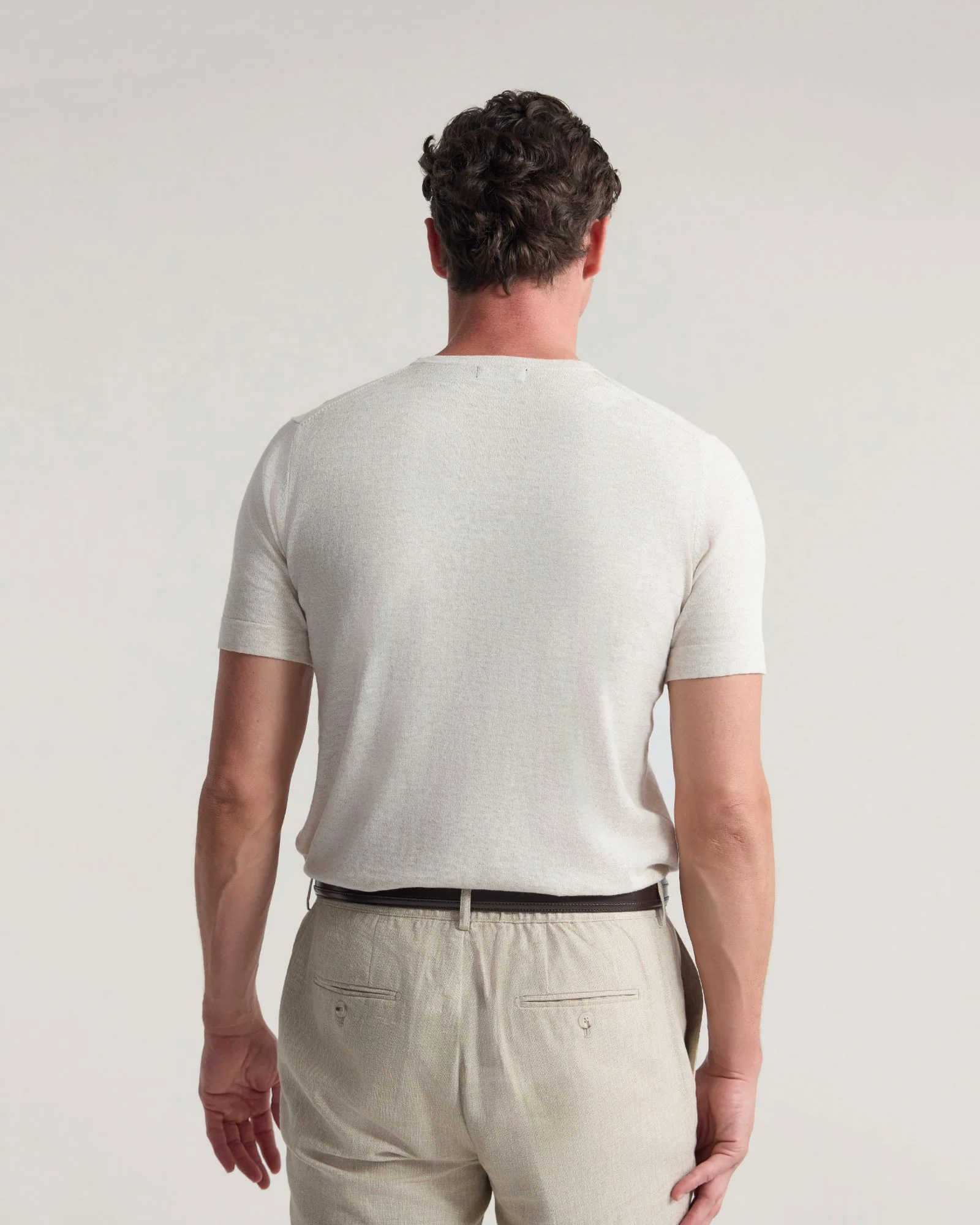 Theodore Crew Neck Knitted T-Shirt - Image 11
