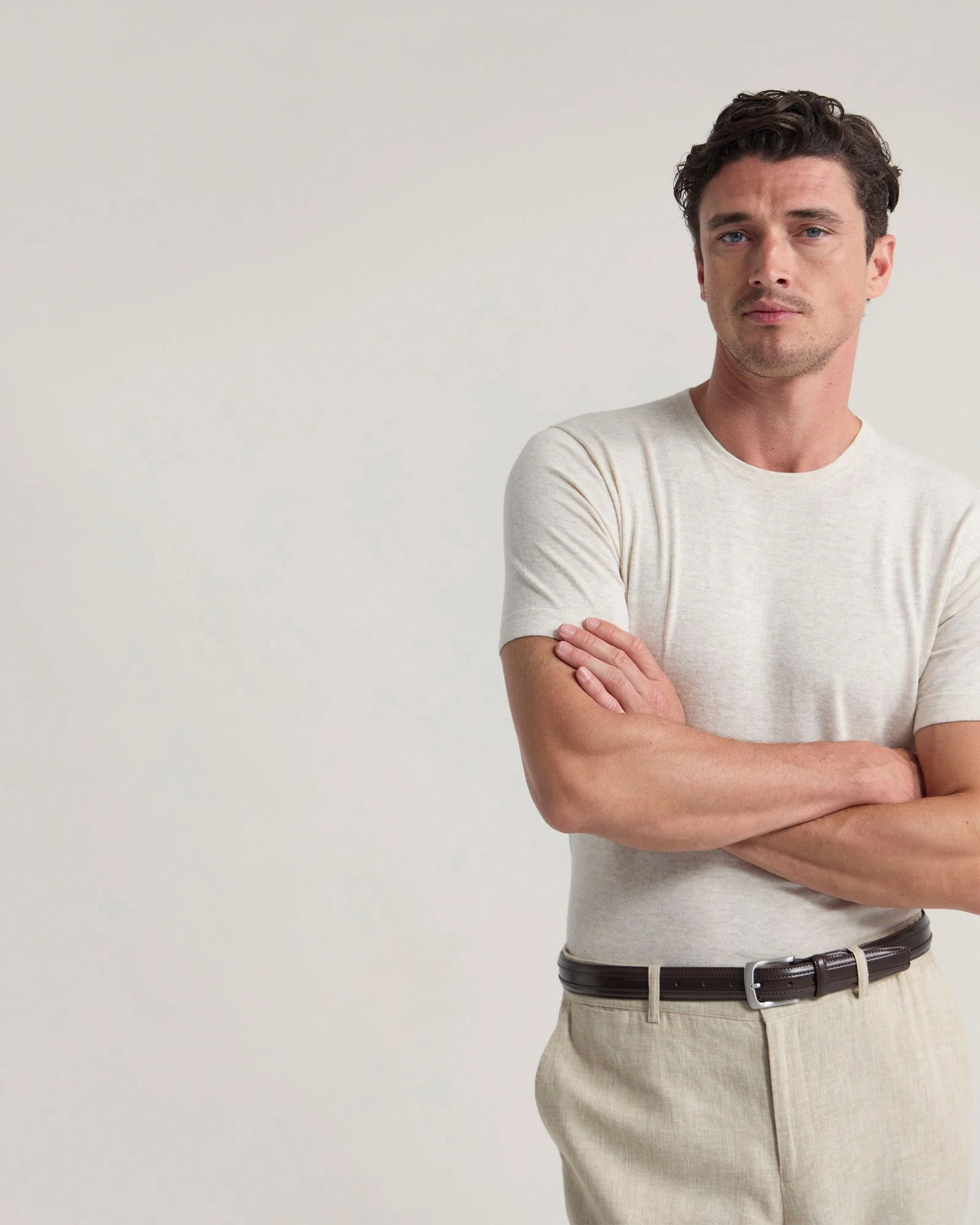 Theodore Crew Neck Knitted T-Shirt - Image 12