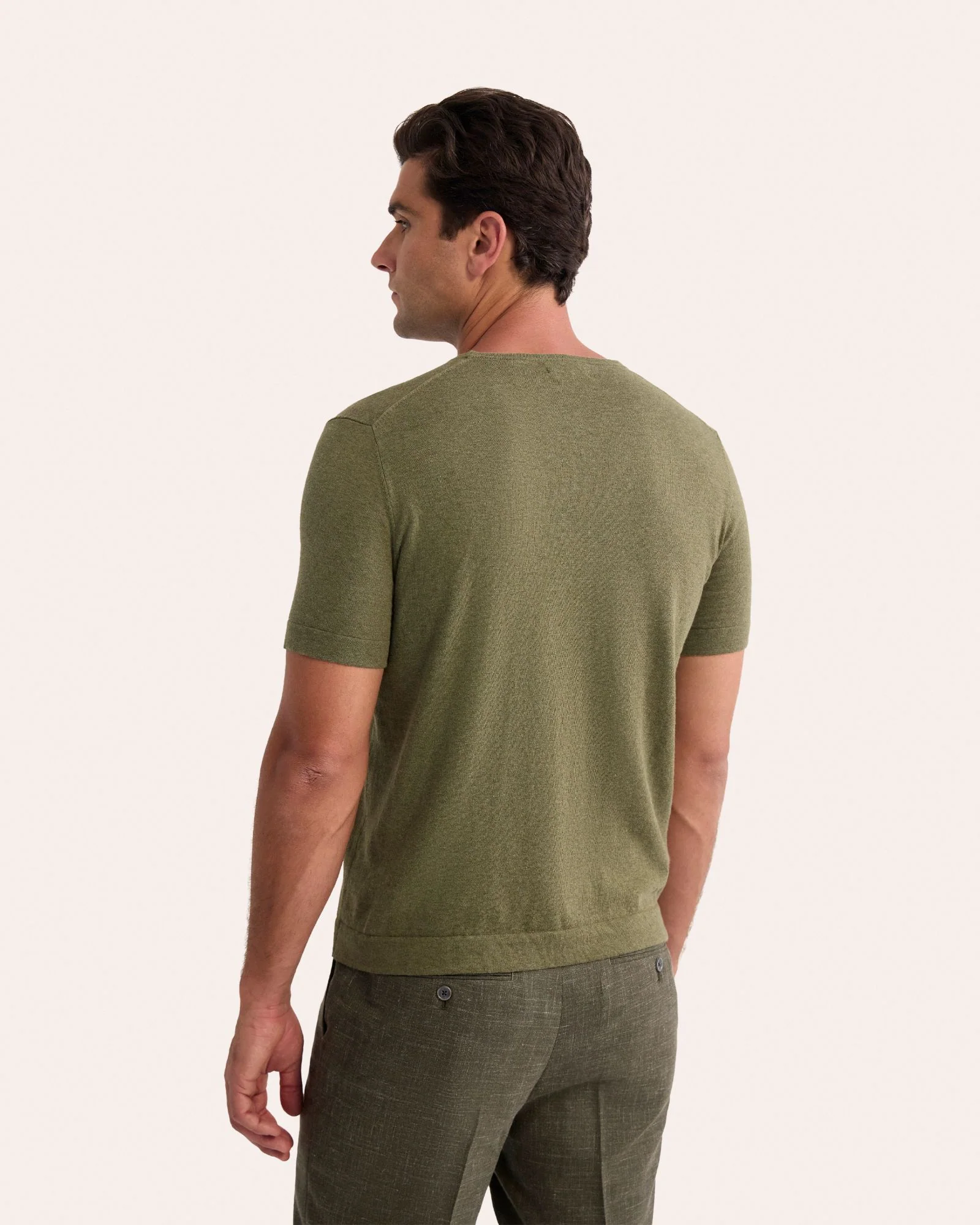 Theodore Crew Neck Knitted T-Shirt - Image 4