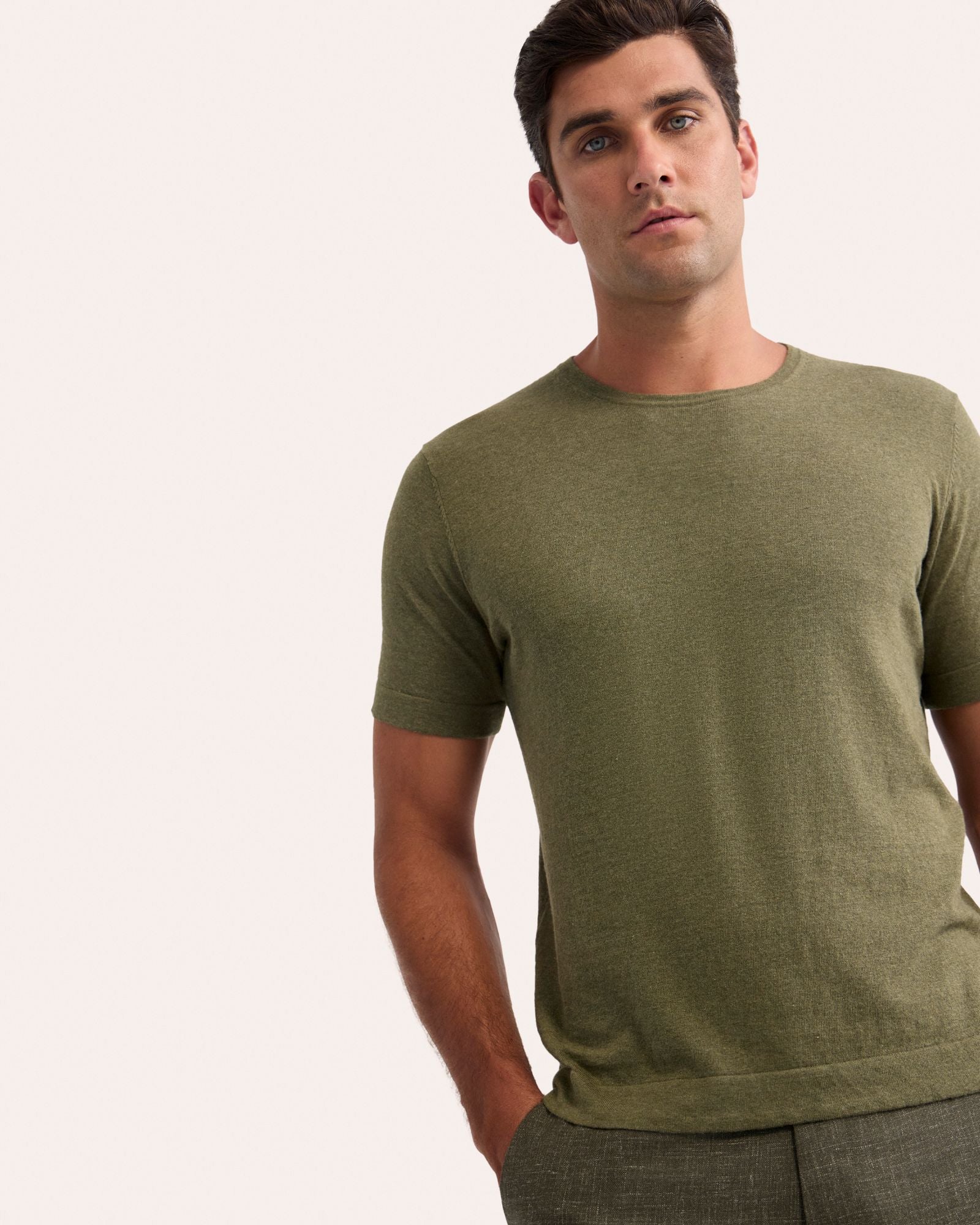Theodore Crew Neck Knitted T-Shirt - Image 5